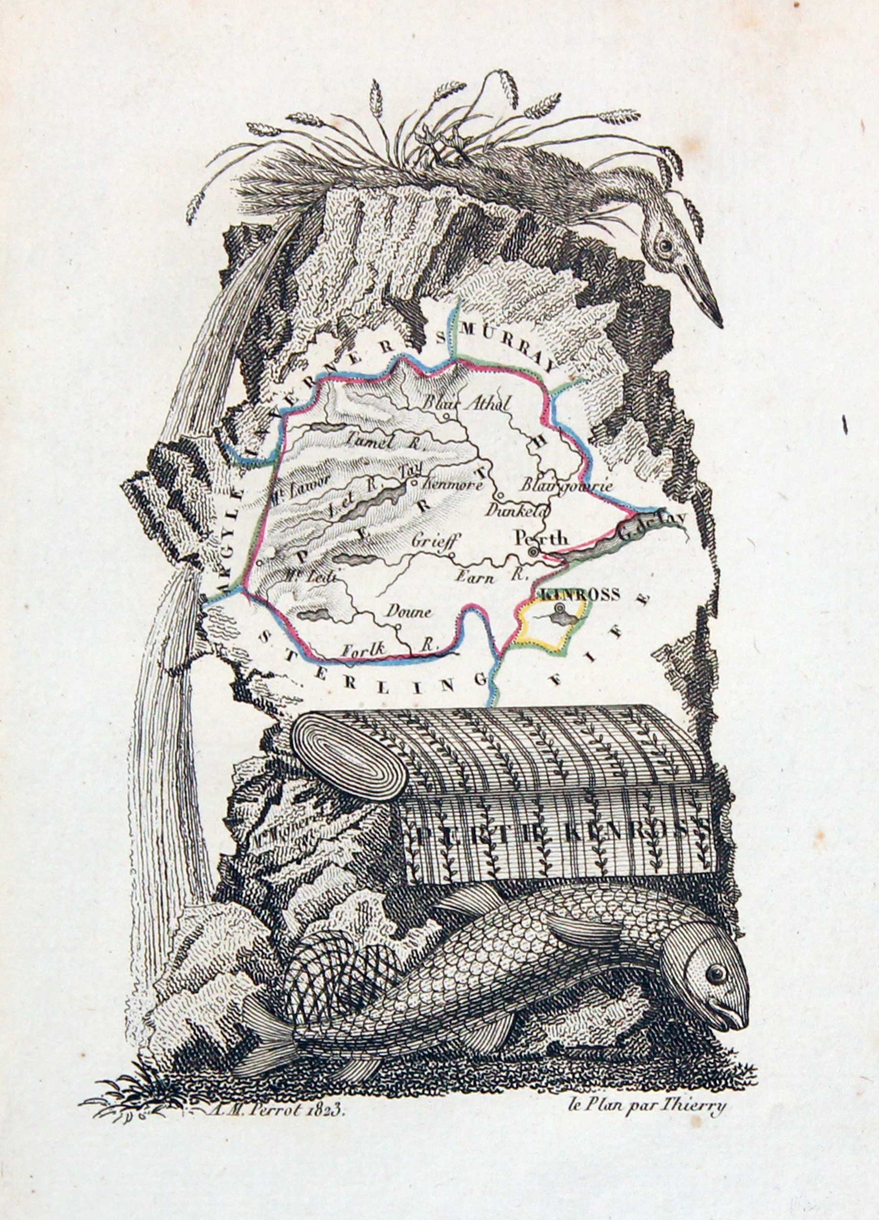 Nairn, Elgin and Banff, Aristide M. Perrot 1824