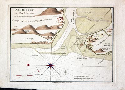  Chart of Aberdovey William Morris 1801 