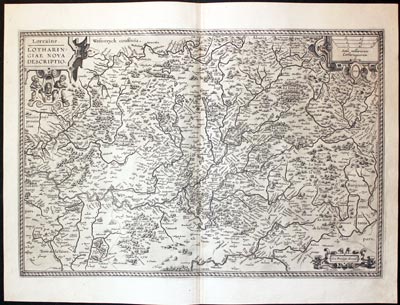Lorraine France Abraham Ortelius 1595