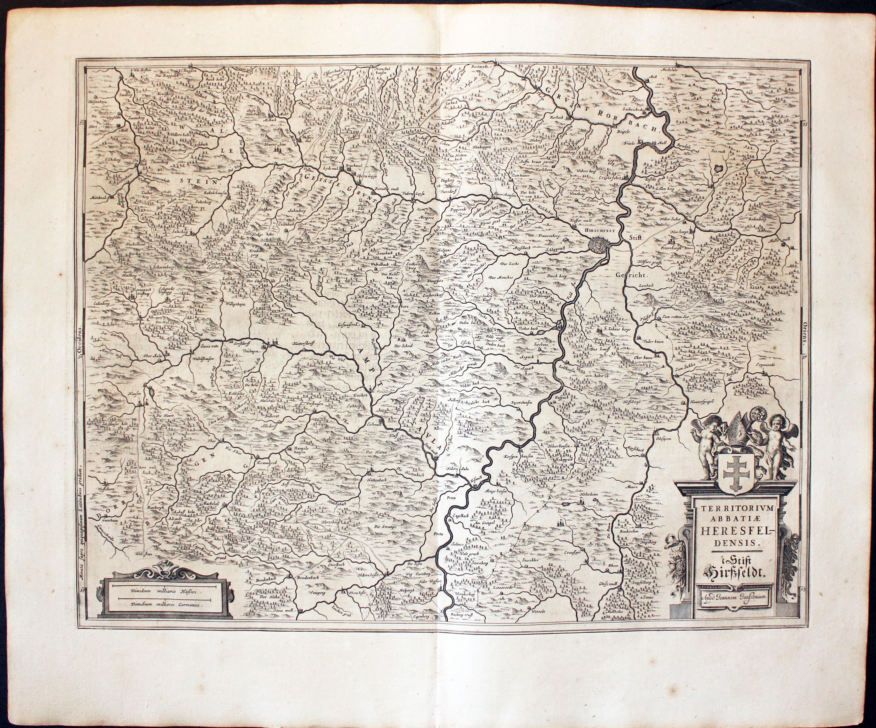 Bad Hersfeld, Hesse Germany Jan Jansson 1647  Bad Hersfeld, Hesse Germany Jan Jansson 1647