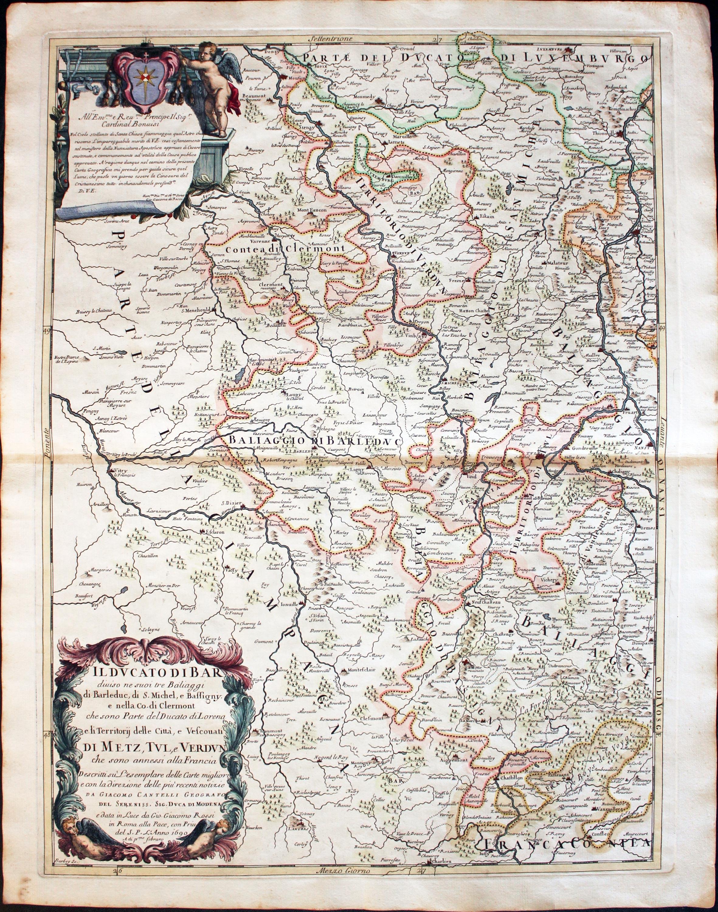 North East France, Giacomo Giovanni Rossi 1696