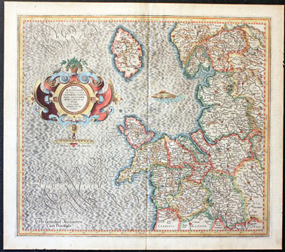 North West England and Isle of Man Mercator c.1633