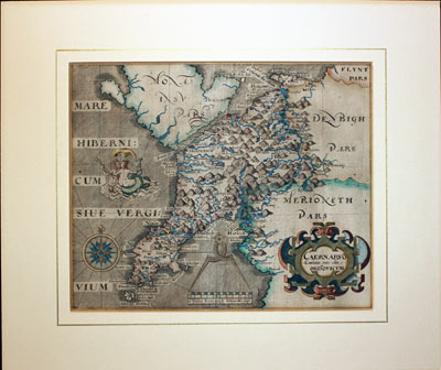 Caernarvonshire William Hole 1610