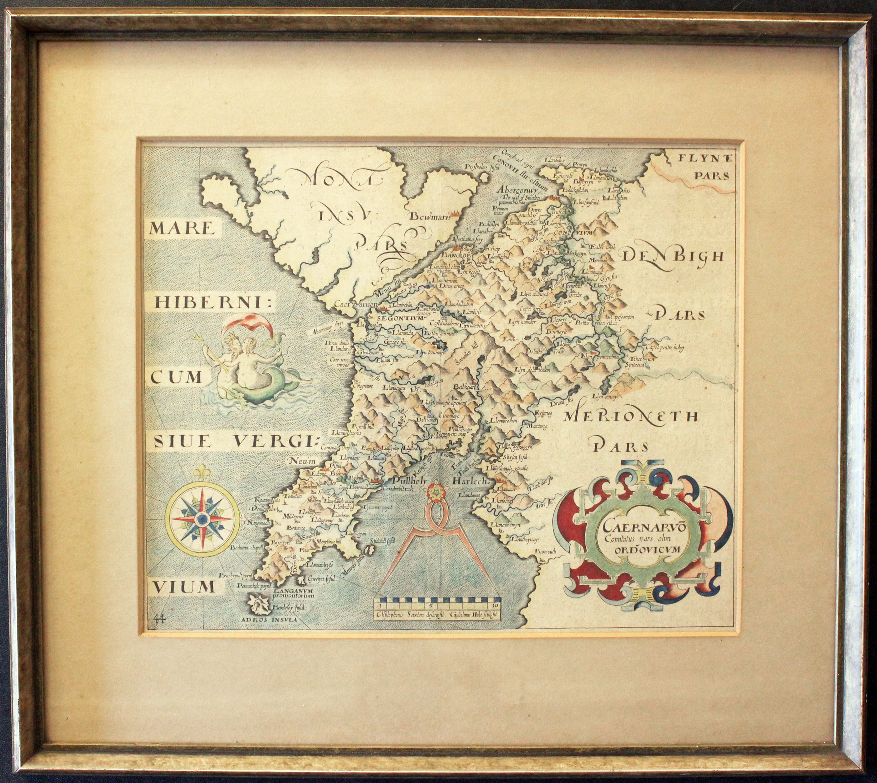 Map of Cornwall by Thomas Letts 1884