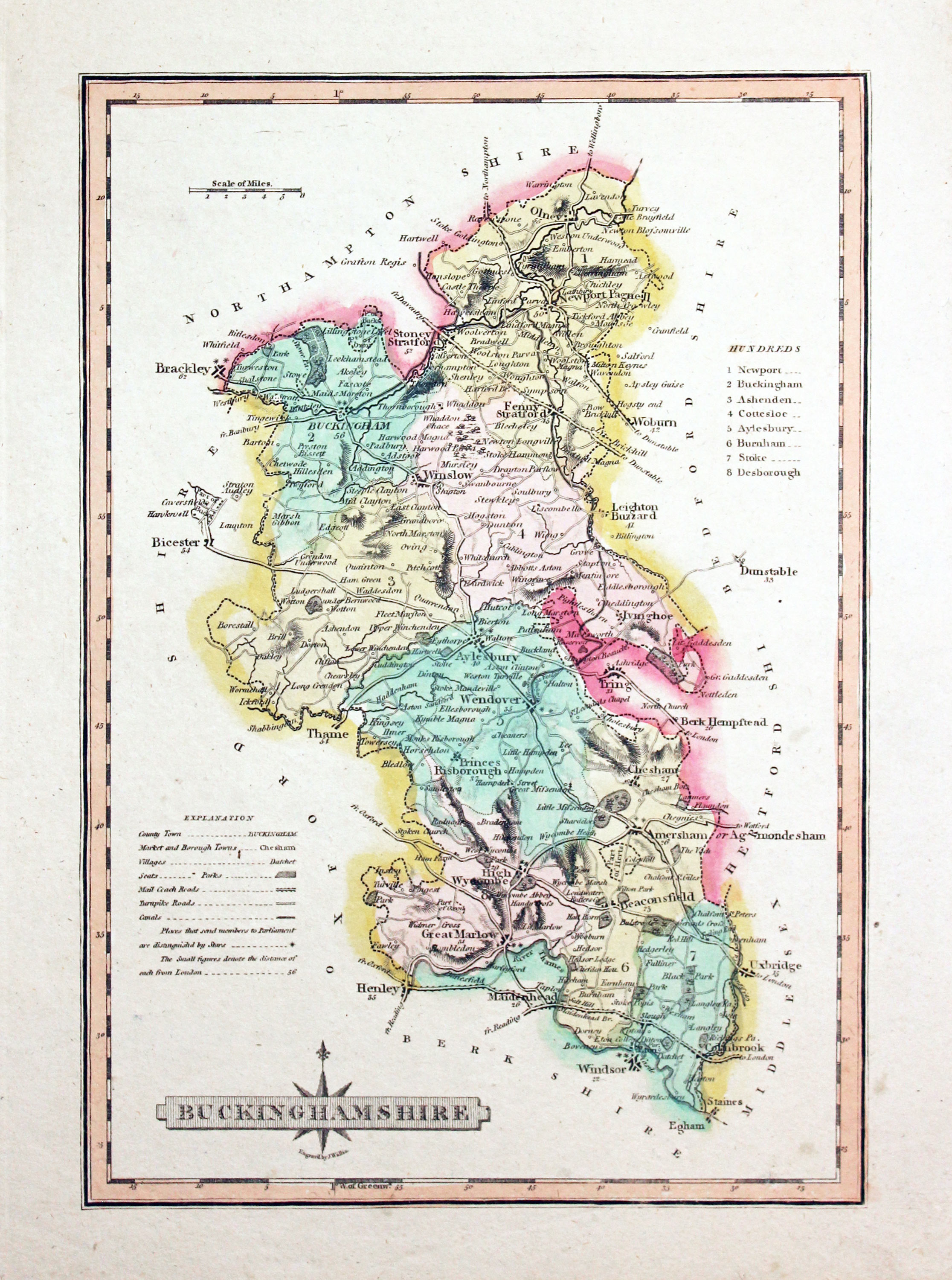 Buckinghamshire, Wallis / Oddy 1819