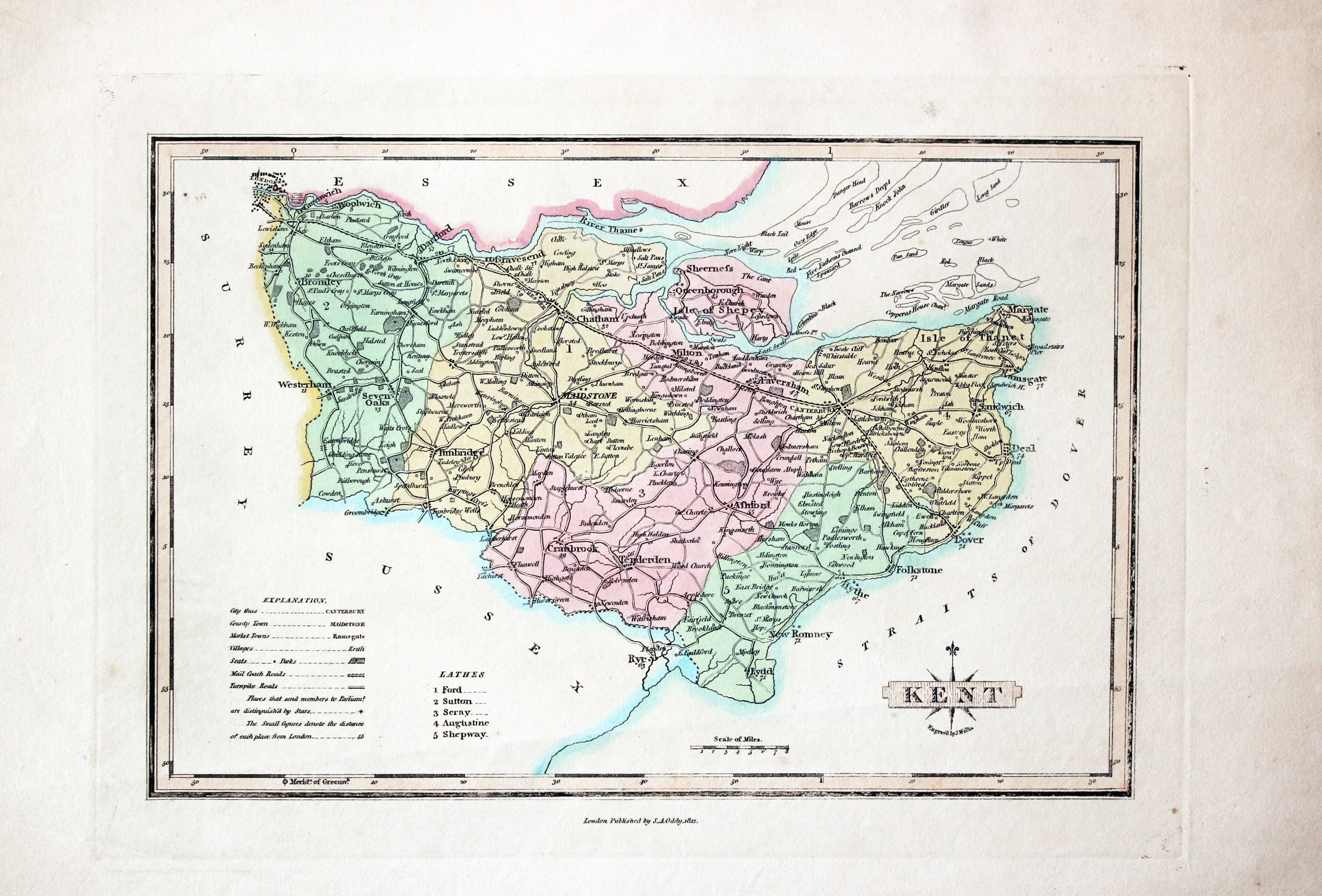 Kent, James Wallis and S. A. Oddy 1819