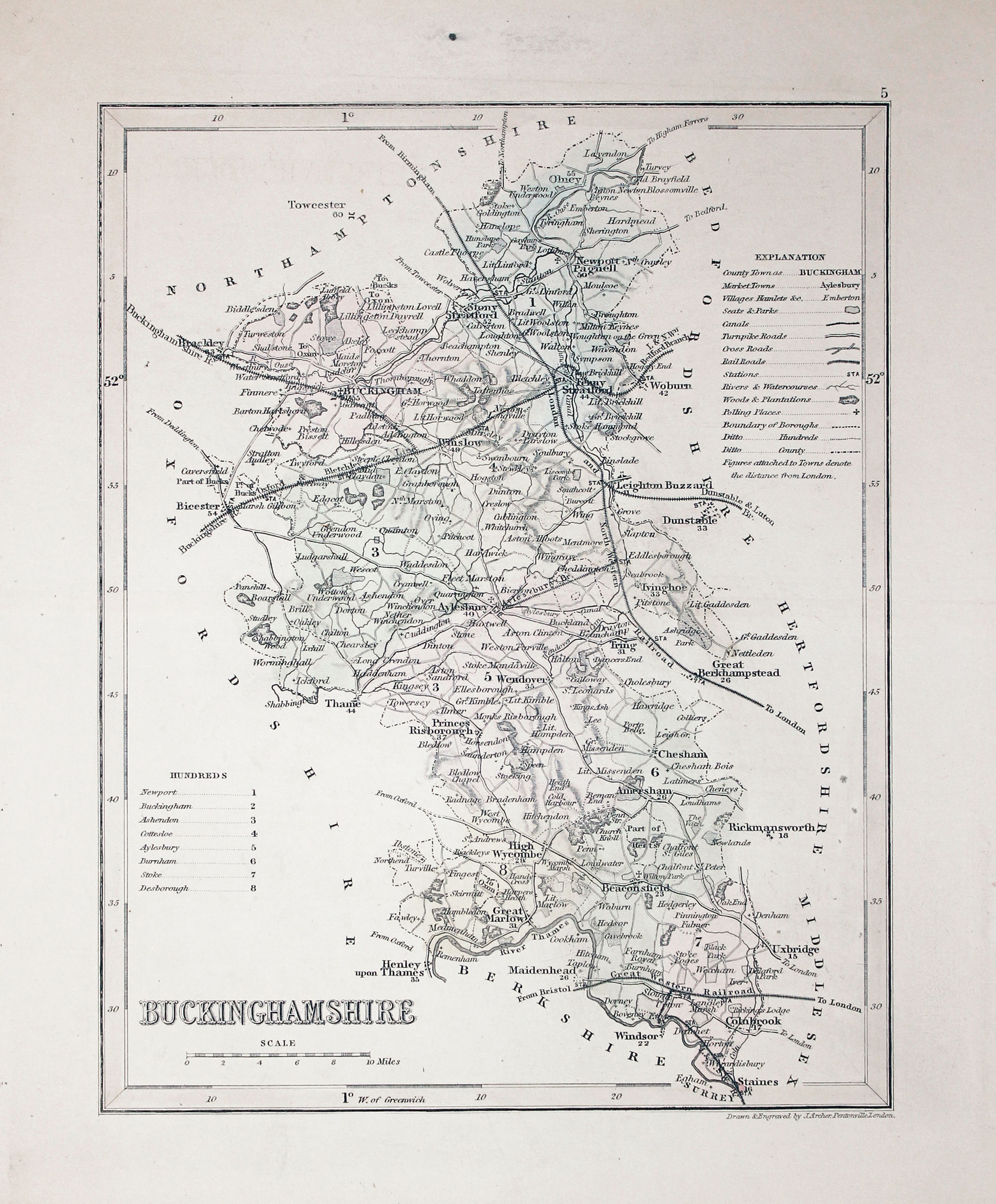 Buckinghamshire Josua Archer c.1845