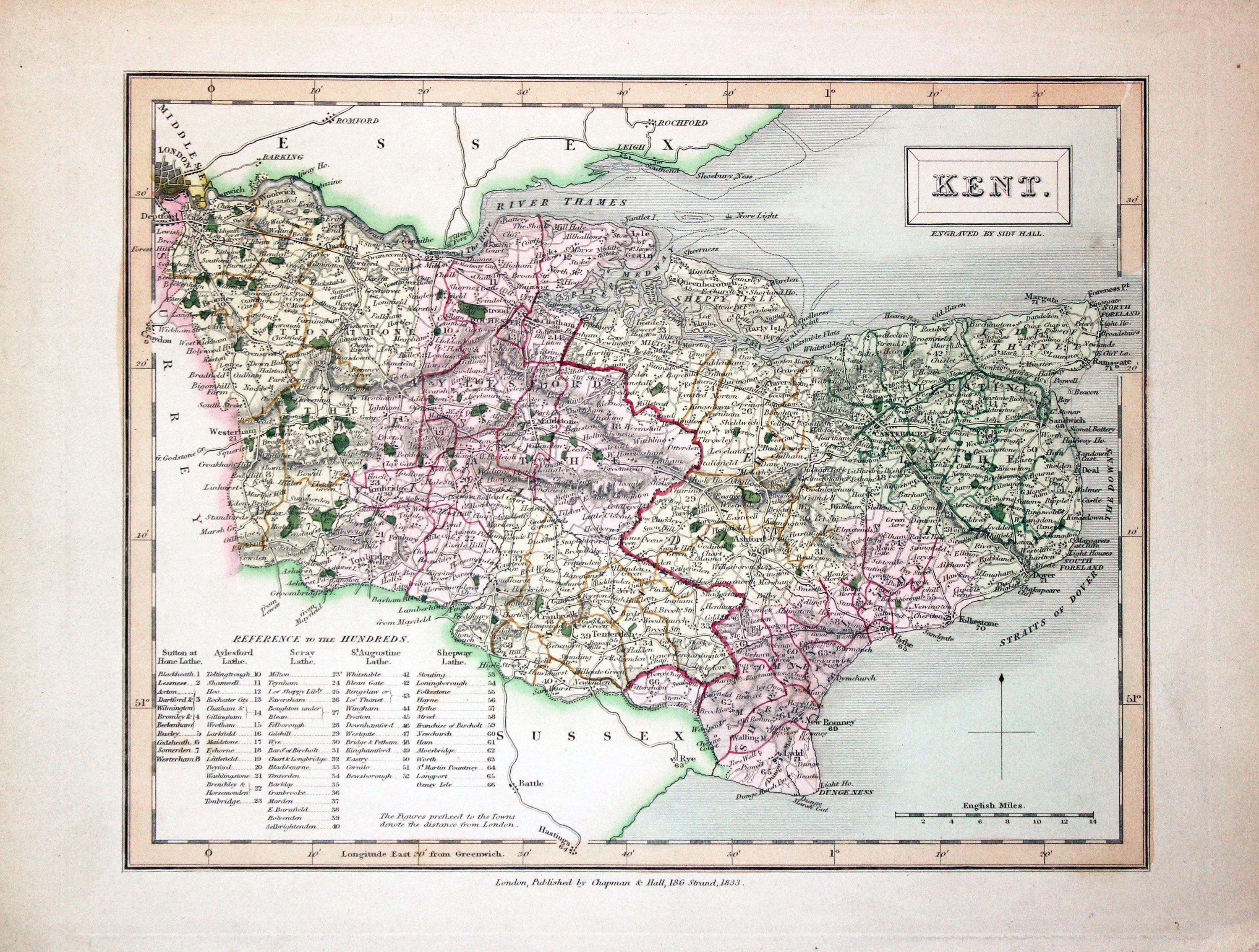 Kent, Sidney Hall 1833