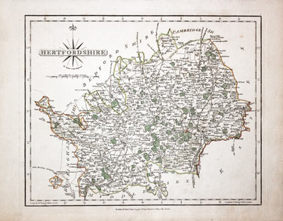 Hertfordshire John Cary 1793