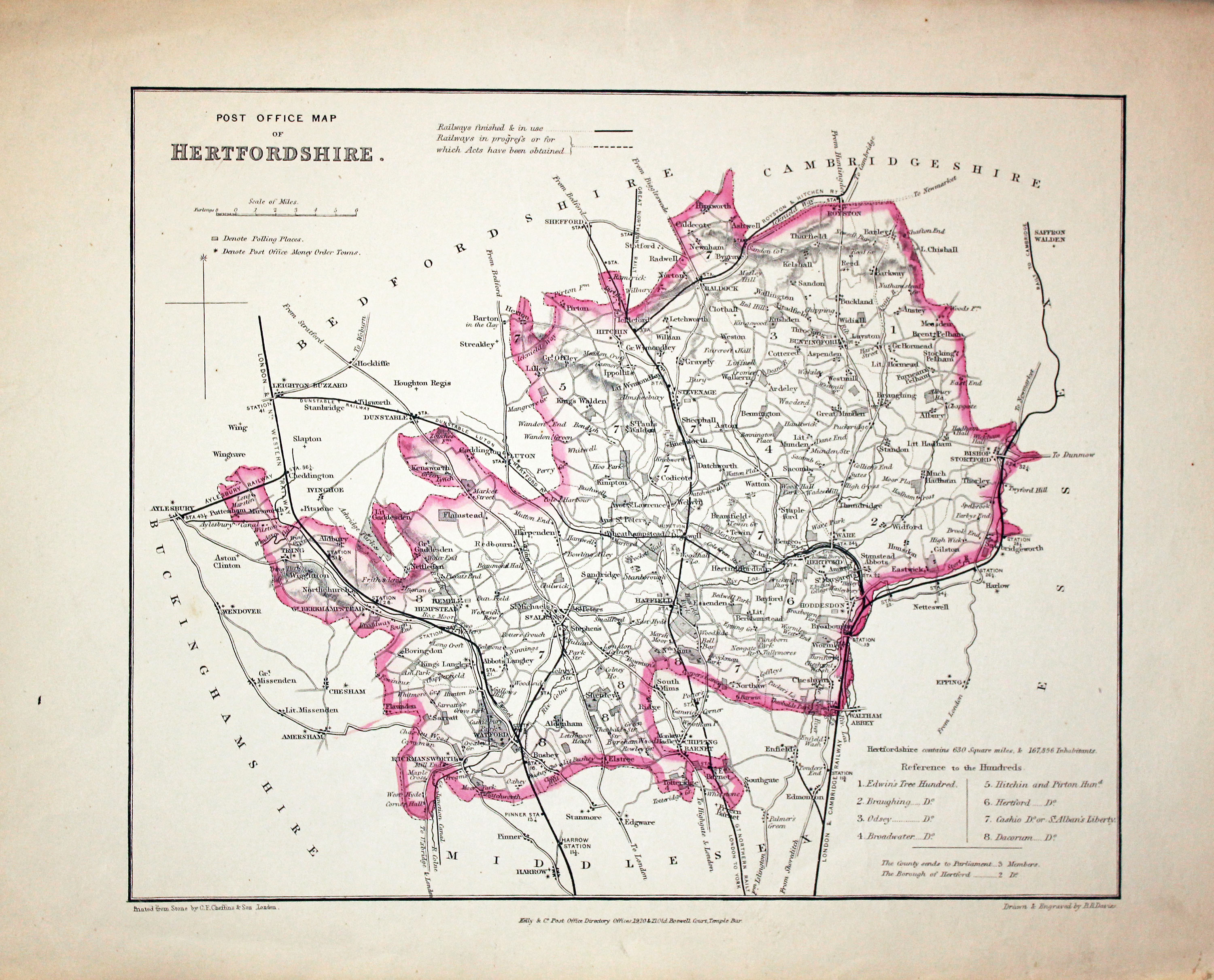 Hertfordshire John Cary 1793  Hertfordshire John Cary 1793