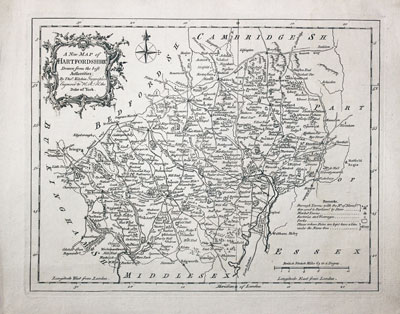 Hertfordshire Thomas Kitchin c.1765