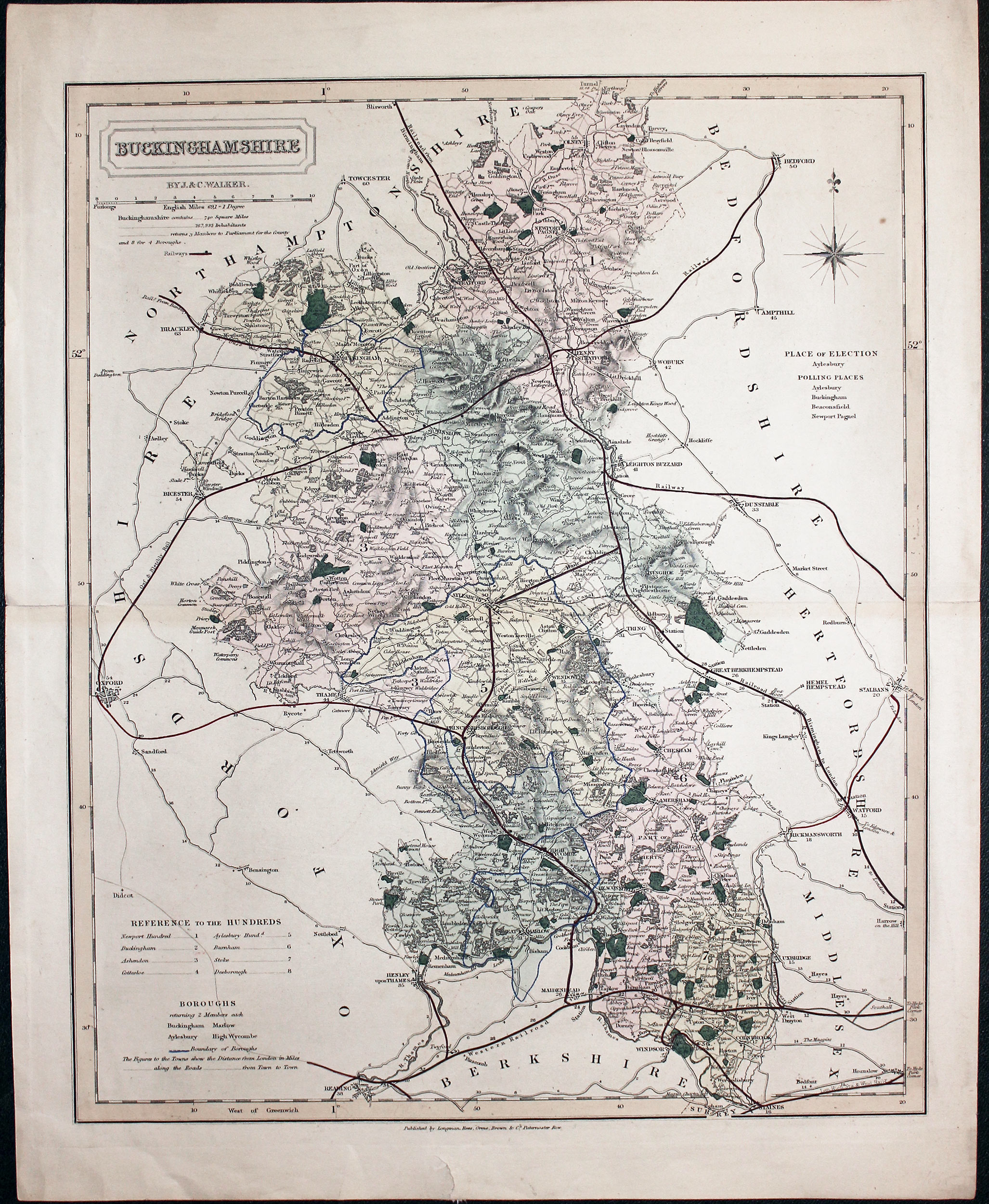 Buckinghamshire, John and Charles Walker, 1851