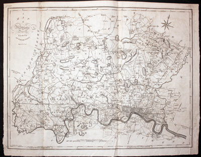  Hertfordshire and Middlesex, P. Schenk and G. Valk, c.1700 