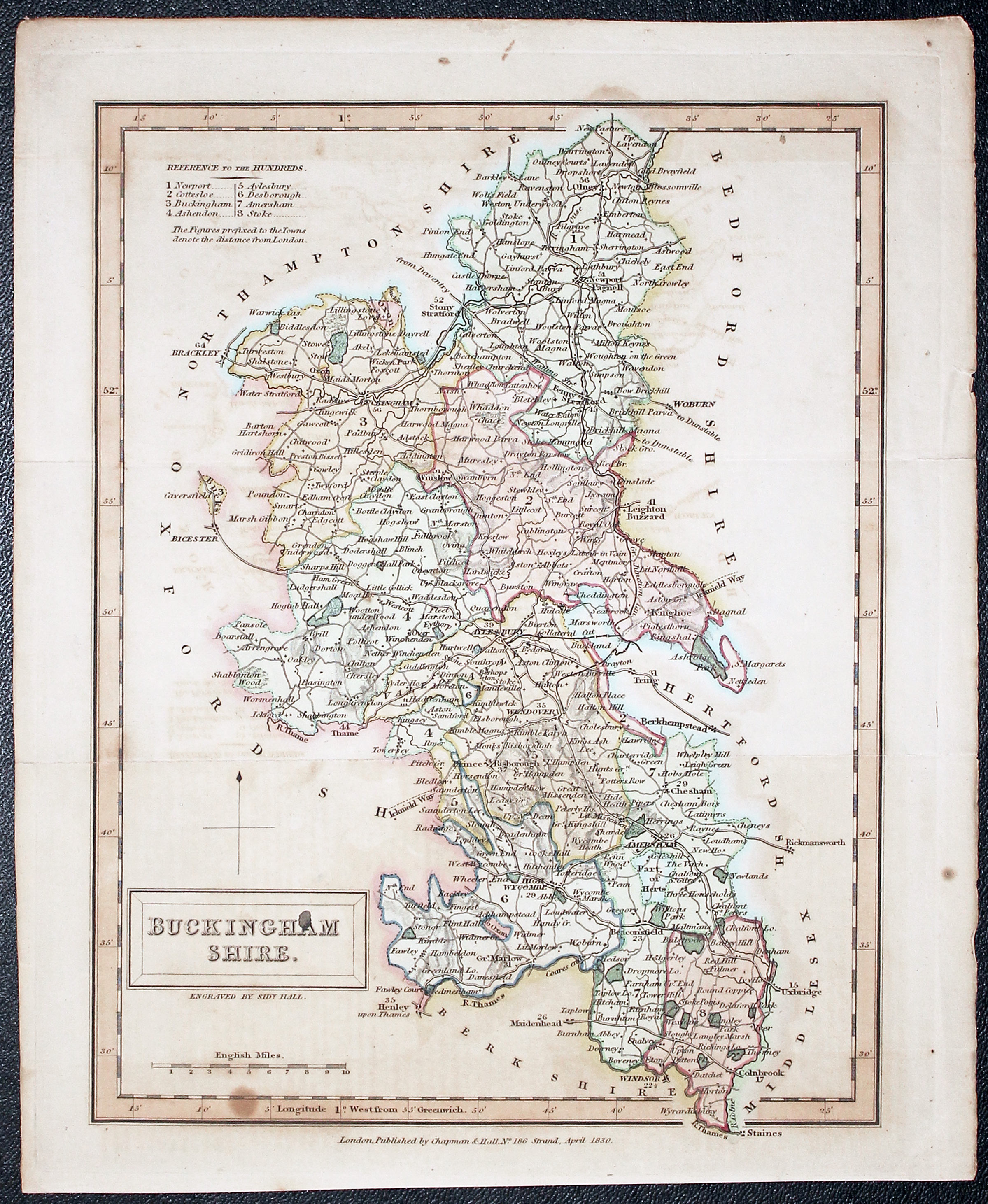 Buckinghamshire, Letts, Son & Co. 1884