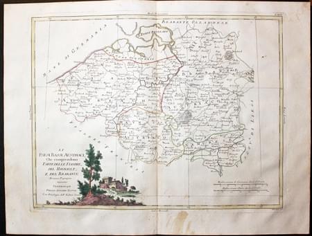 Flanders, Hainaut and Brabant, Antonio Zatta c.1780