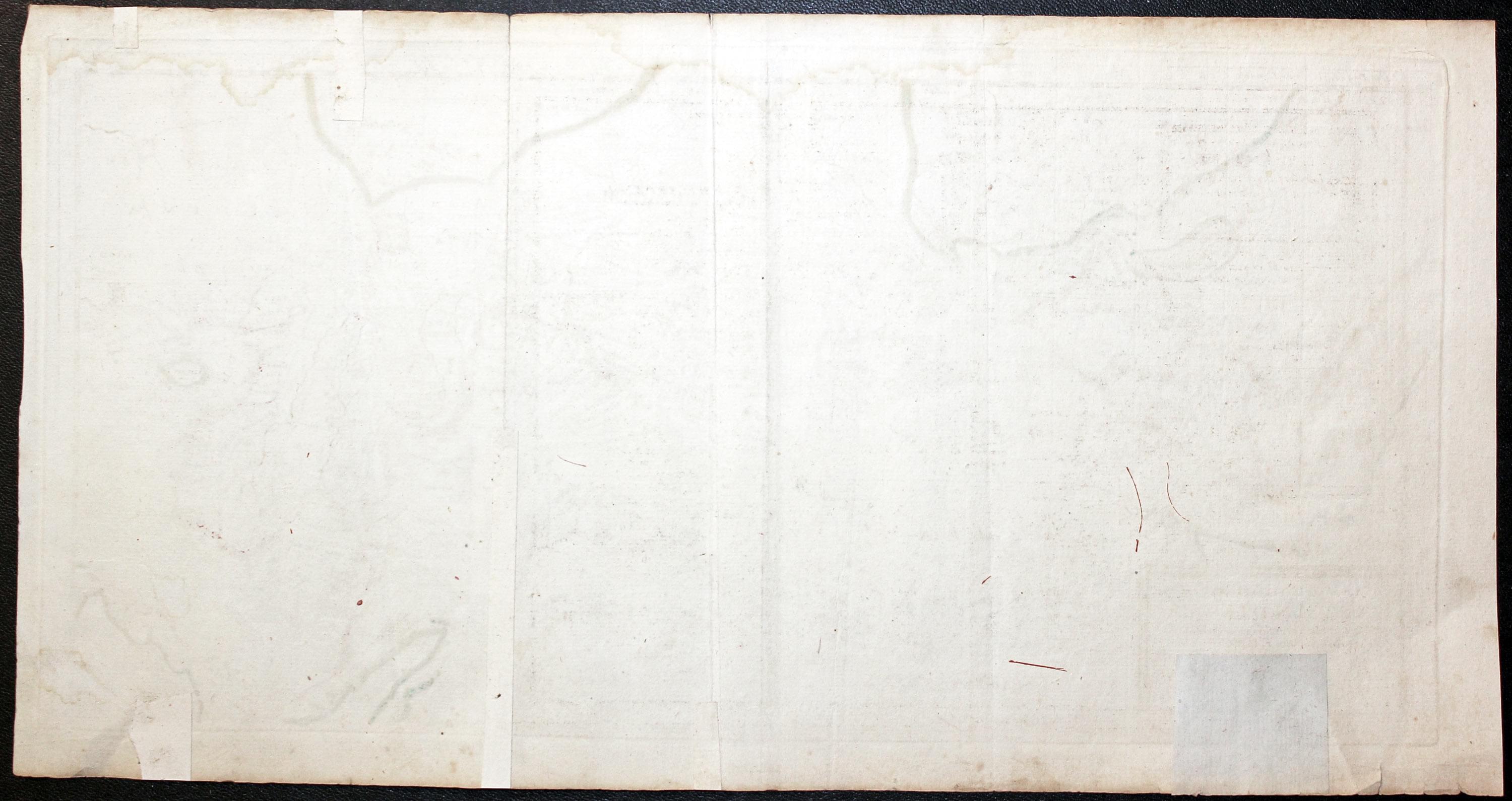 Reverse side Arabia, India and South East Asia Herman Moll c.1730