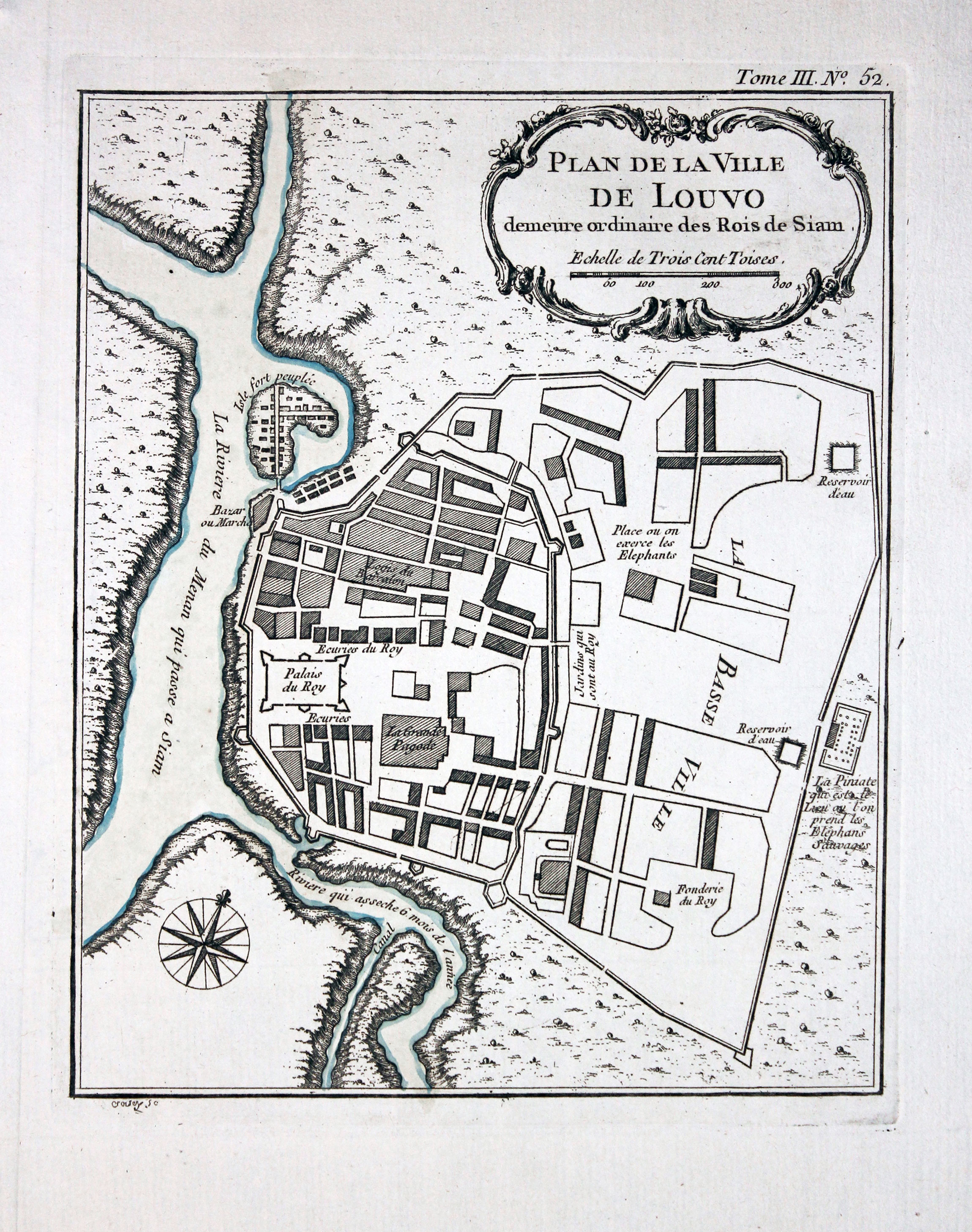 Lopburi, Thailand Jacques Nicolas Bellin, c.1760