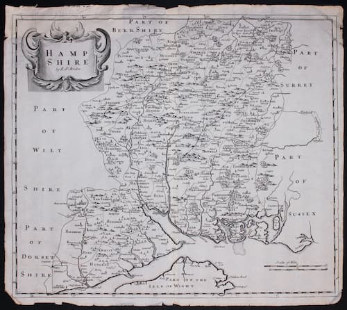 Hampshire, Robert Morden 1695