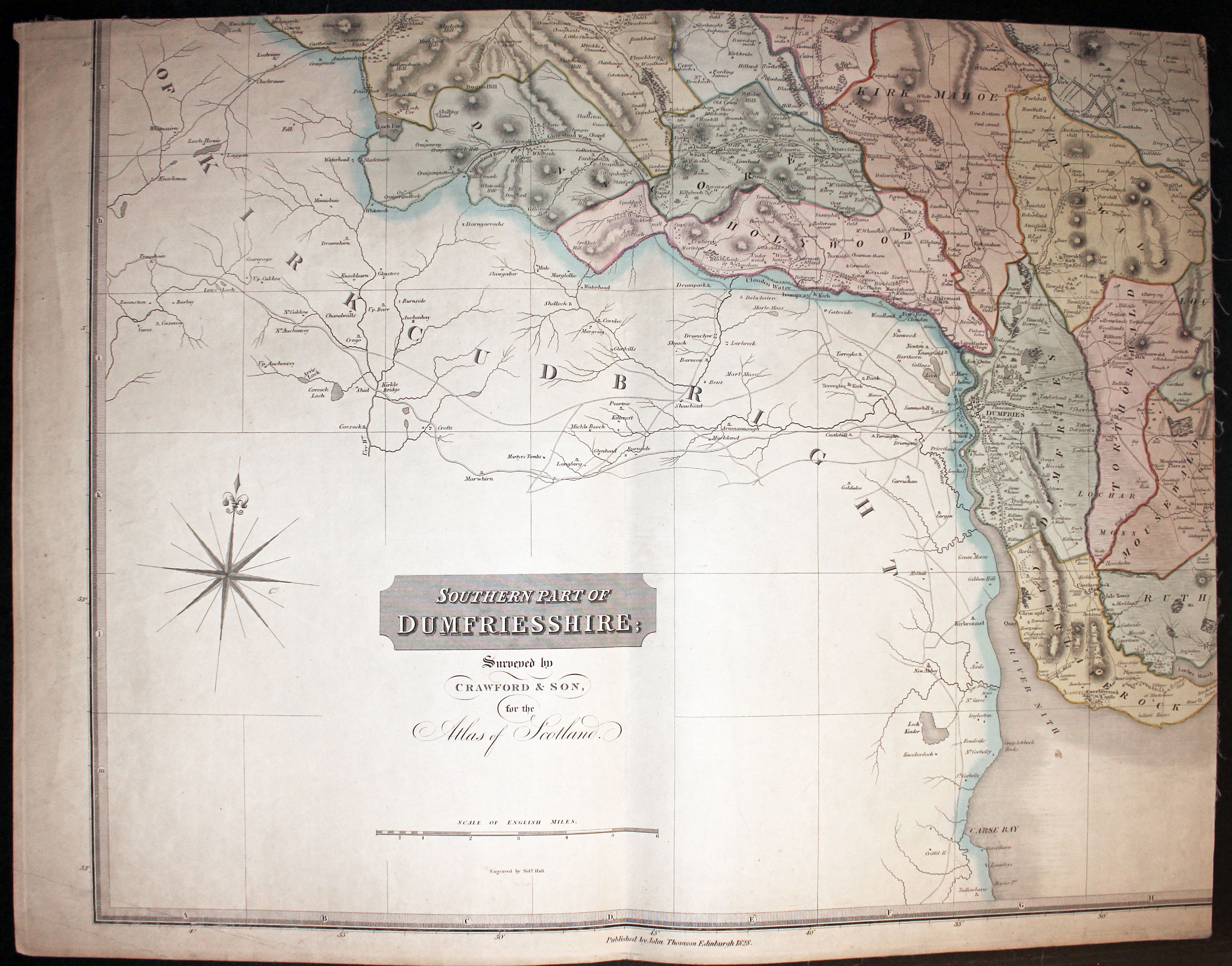 Sheet 1 Dumfriesshire by John Thomson 1832