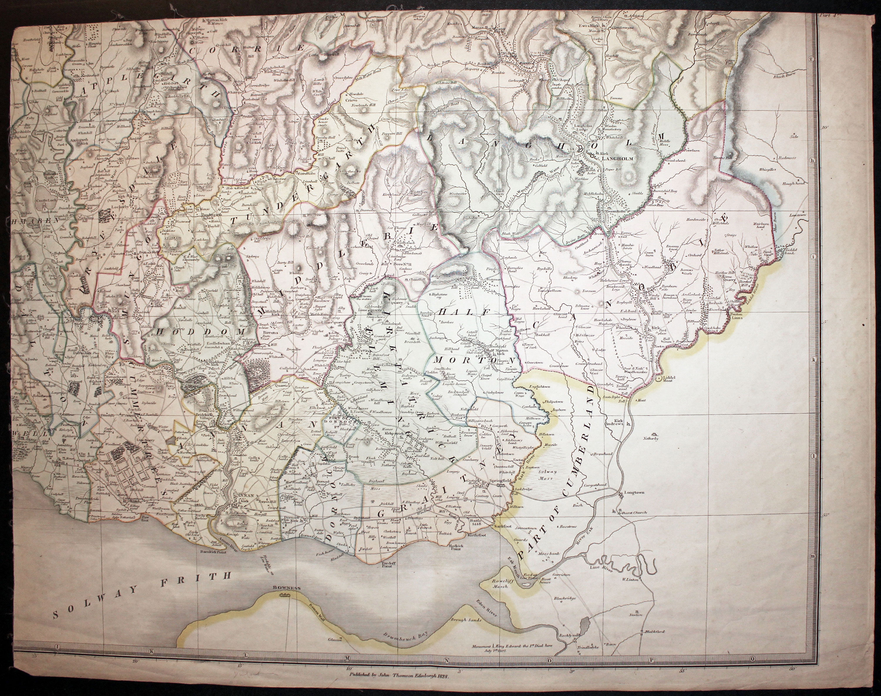 Sheet 4 Dumfriesshire by John Thomson 1832