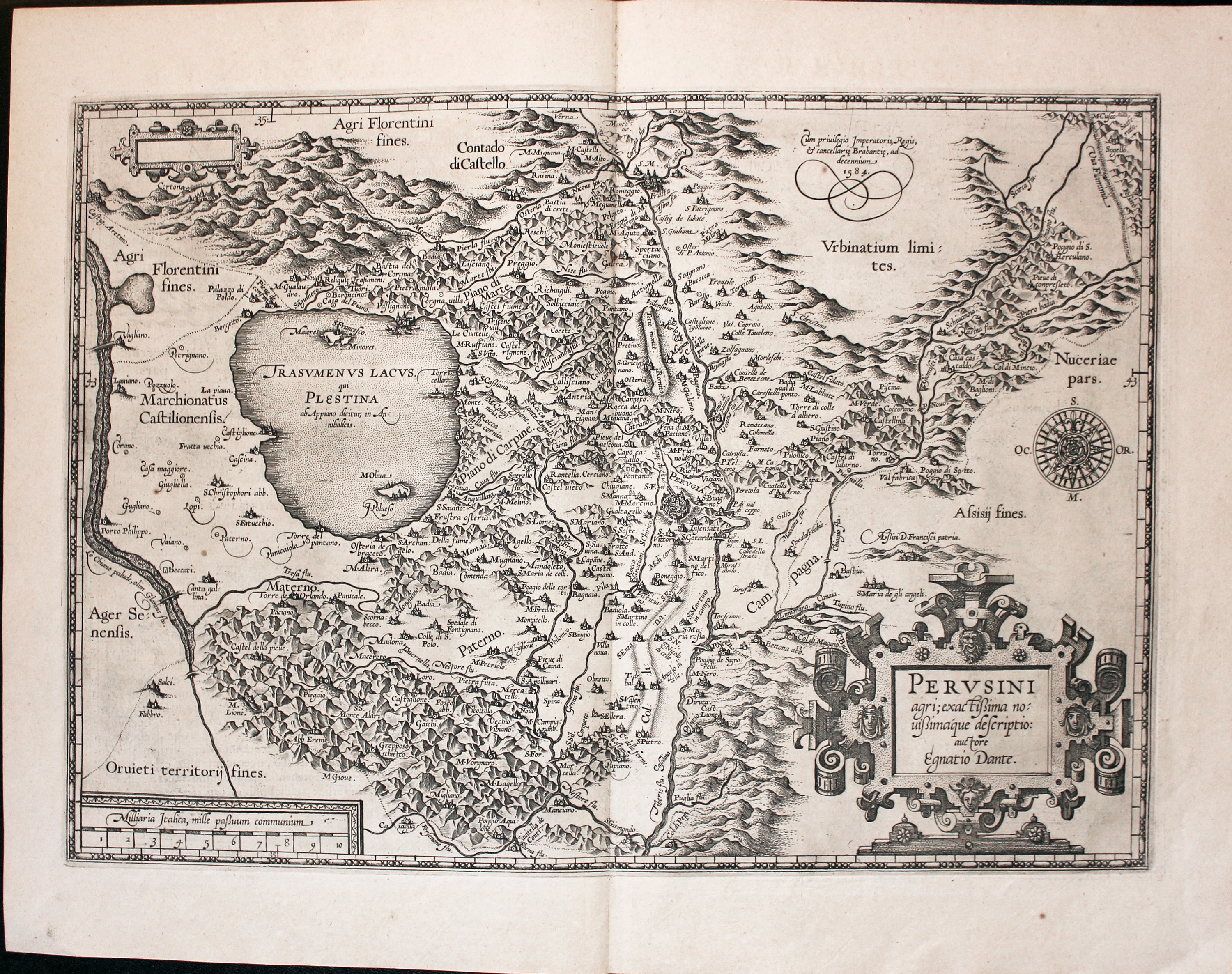 Perugia, Abraham Ortelius, c.1590