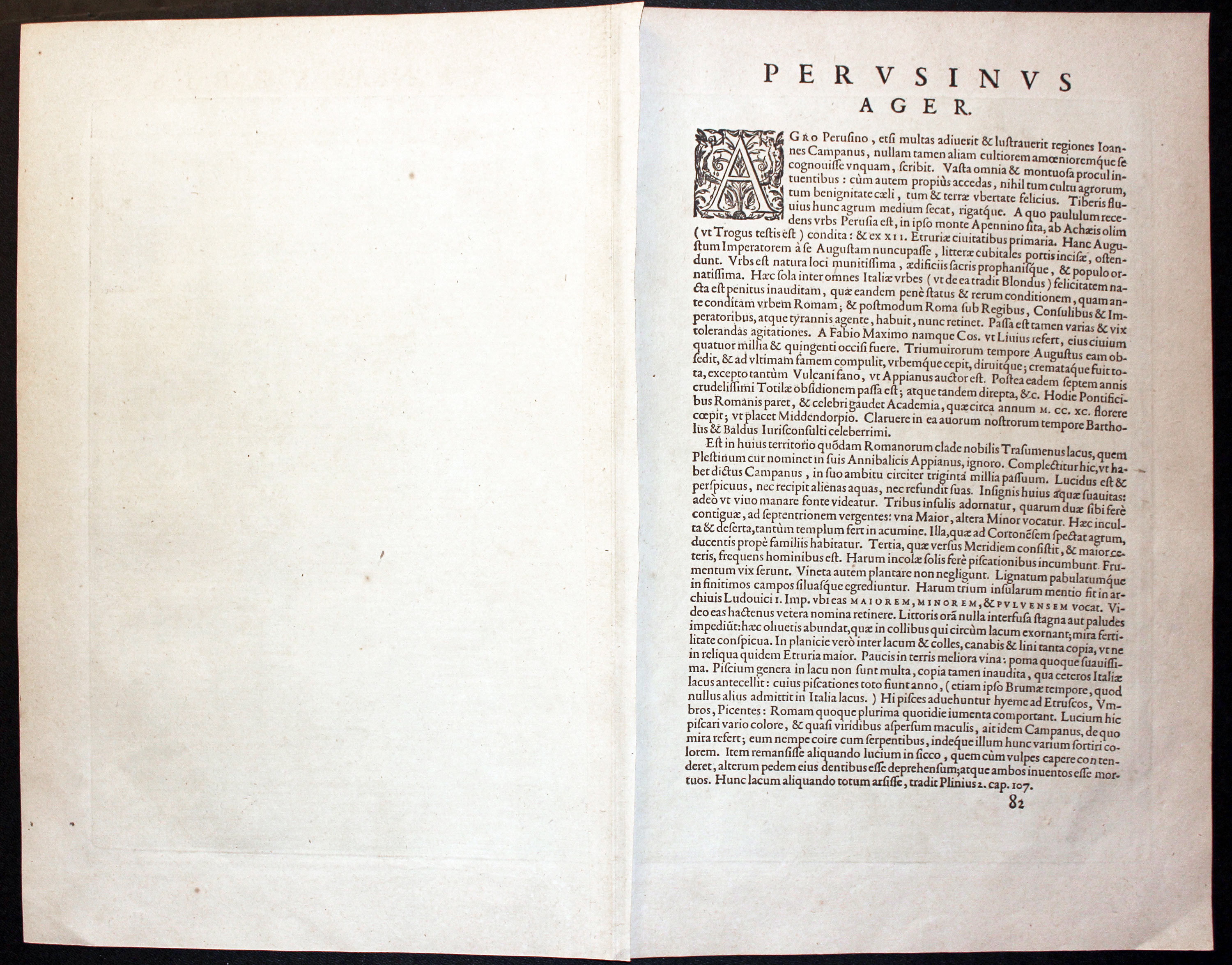 Test for Perugia by Abraham Ortelius