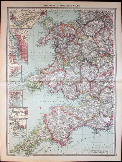 West of England & Wales, George Philip & Son c.1906