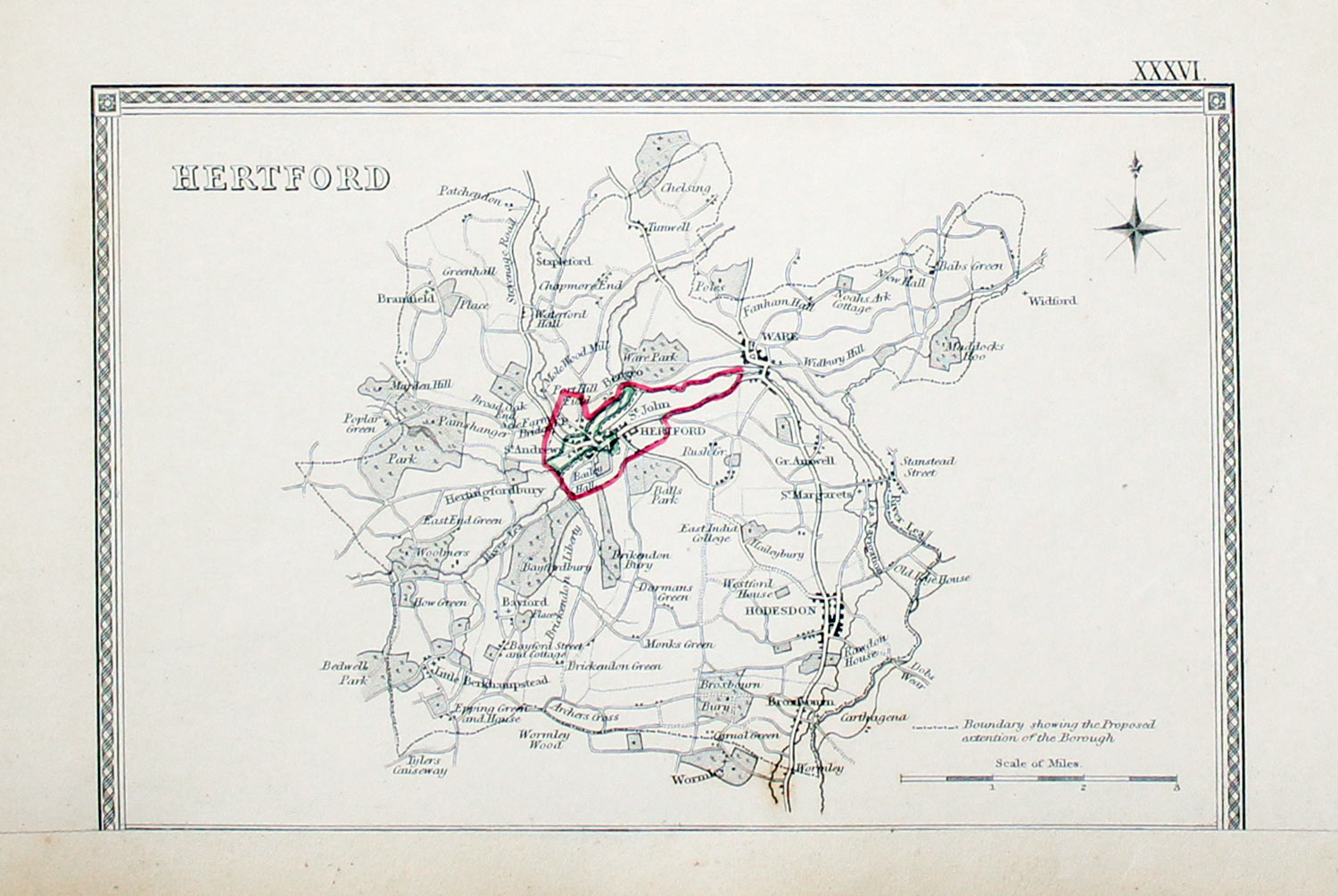 Hertfordshire, Creighton and Walker c.1845  Hertfordshire, Creighton and Walker c.1845