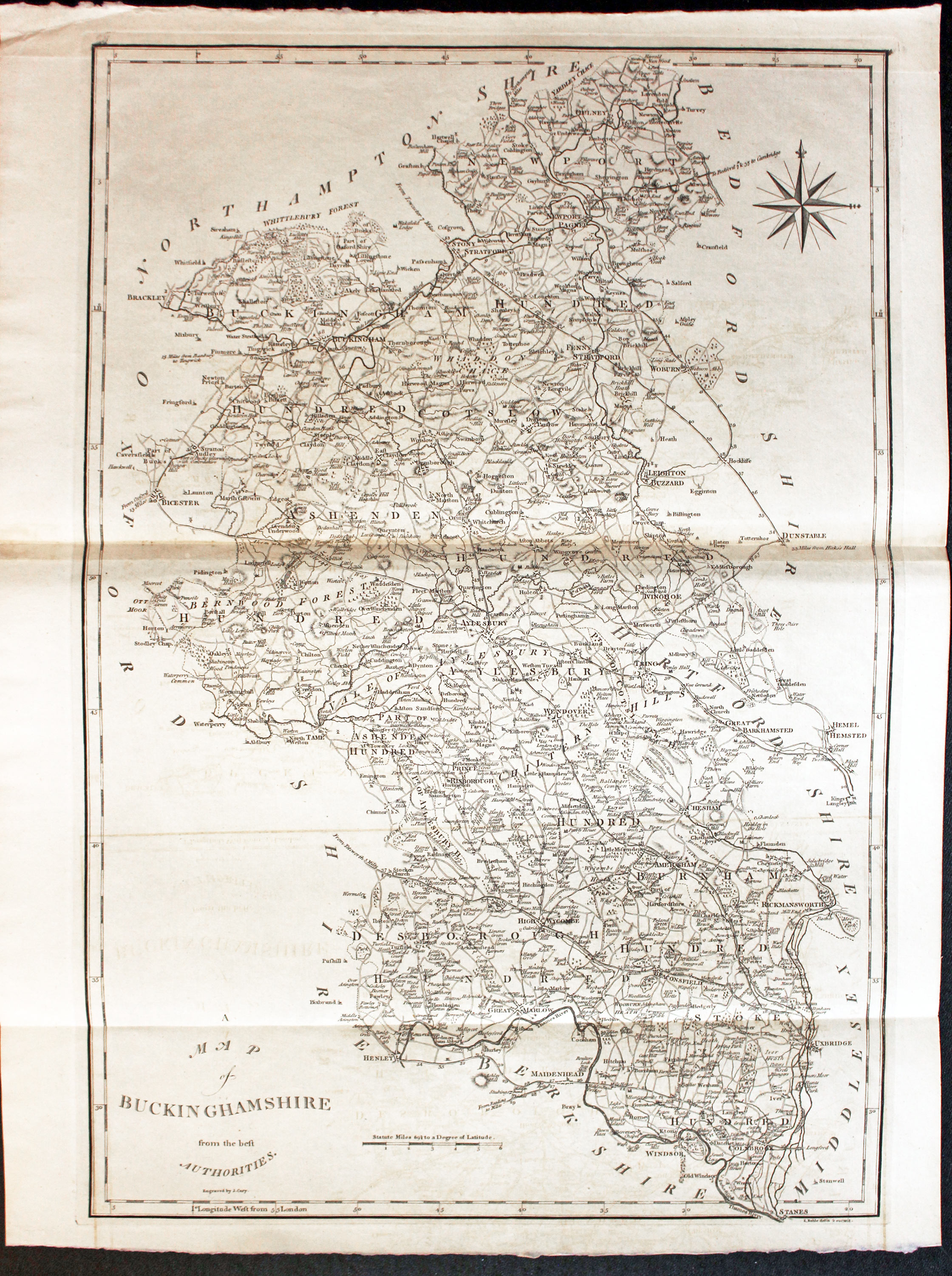 Buckinghamshire, John Cary c.1806