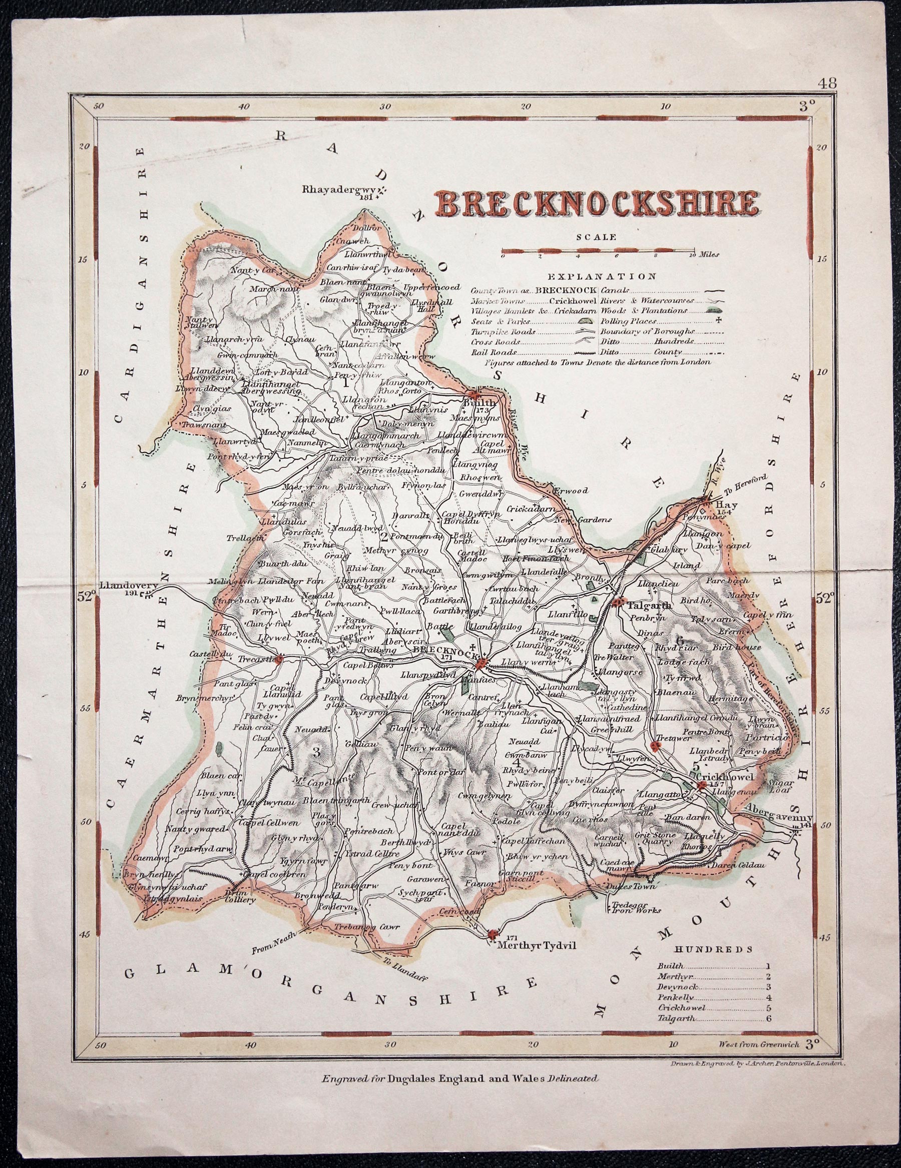 Breconshire Joshua Archer c.1845  Breconshire Joshua Archer c.1845