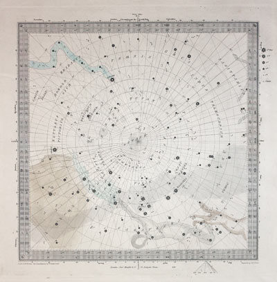 Celestial Chart No. 6 S.D.U.K. 1844