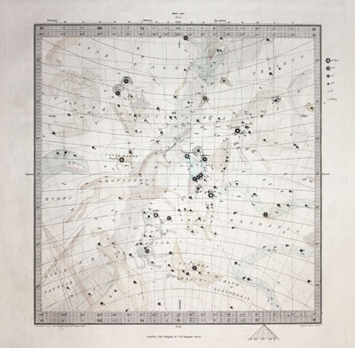 Celestial Chart No. 2 S.D.U.K. 1844