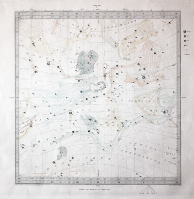 Celestial Chart No. 5 S.D.U.K. 1844