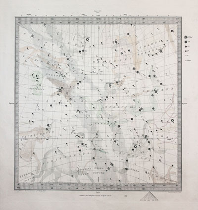 Celestial Chart No. 4 S.D.U.K. 1844