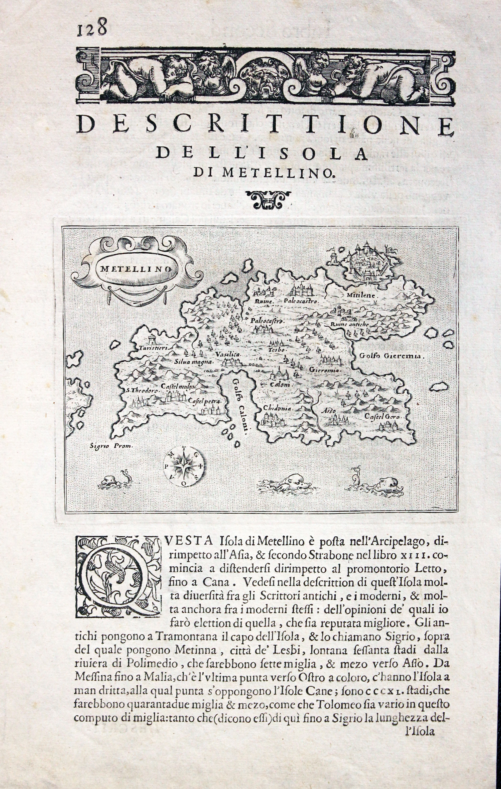 Lesbos, Tomaso Poracchi c.1580  Lesbos, Tomaso Poracchi c.1580