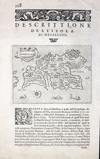 Lesbos, Tomaso Poracchi c.1580