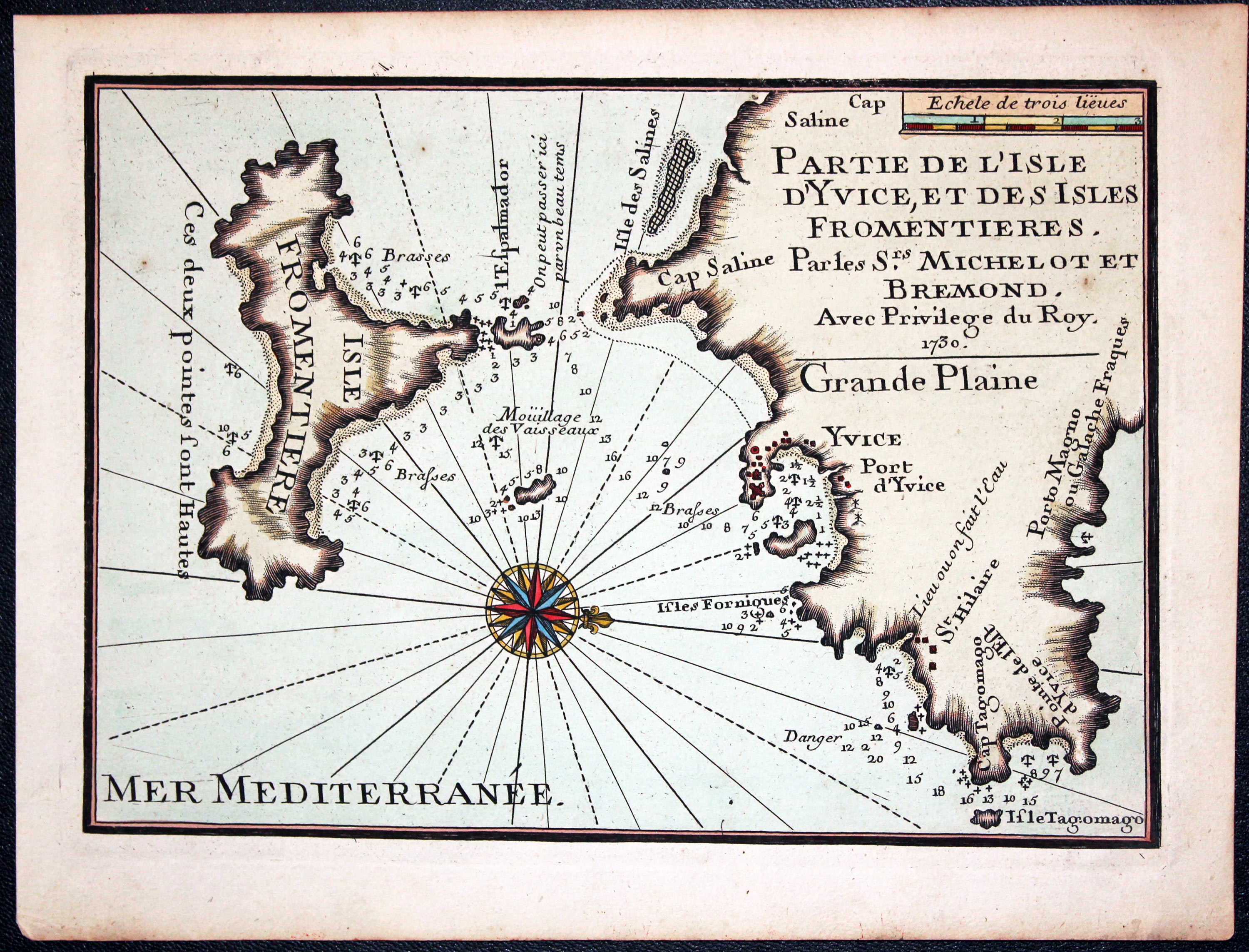 Ibiza and Formentara H. Michelot and L. Bremond c.1730  Ibiza and Formentara H. Michelot and L. Bremond c.1730