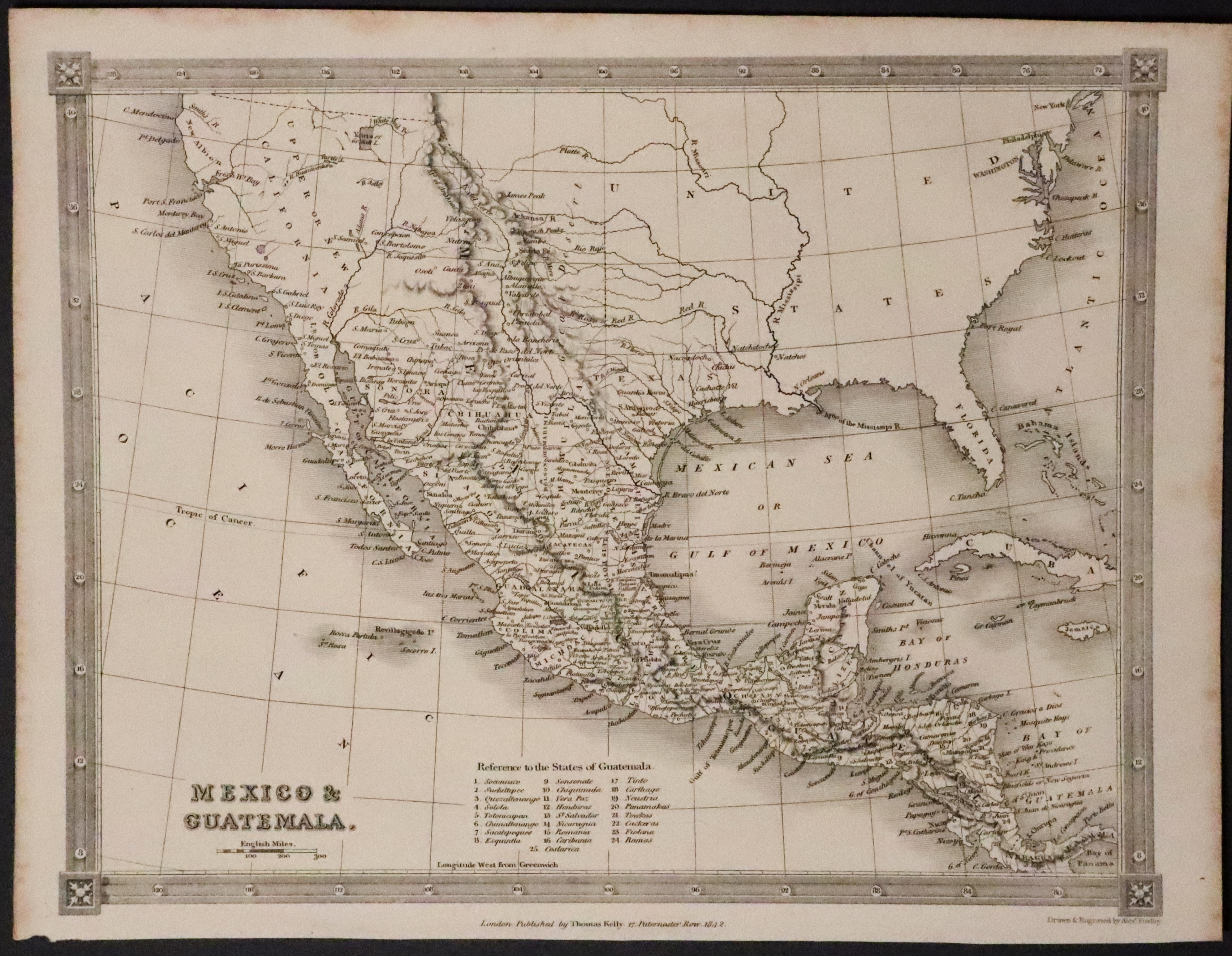 Mexico & Guatemala, Finlay c.1842