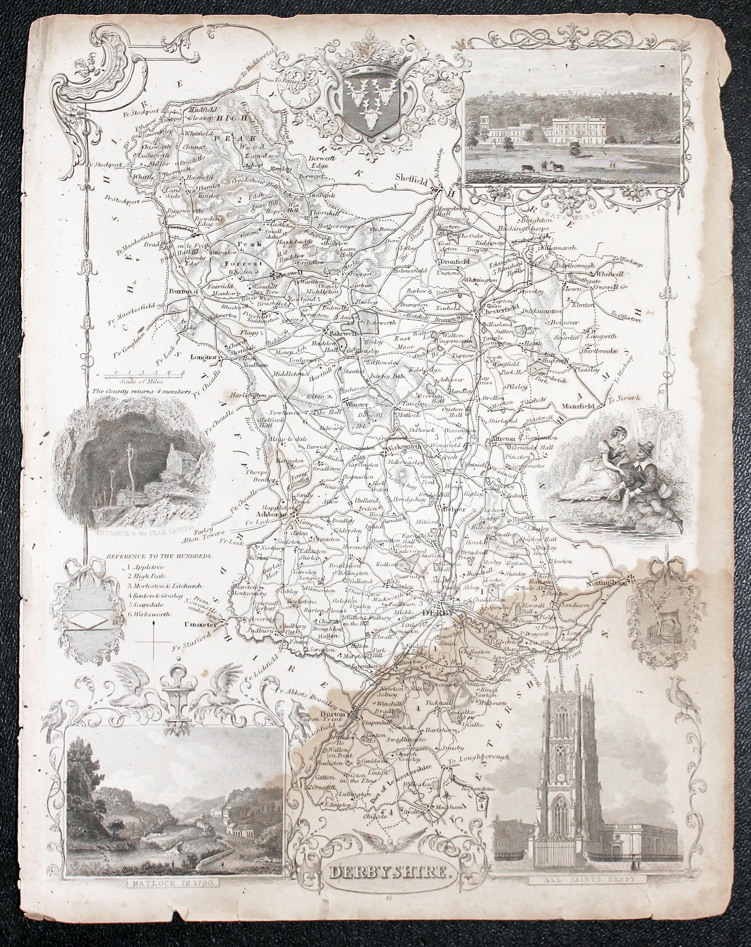 Derbyshire, Thomas Moule c.1850