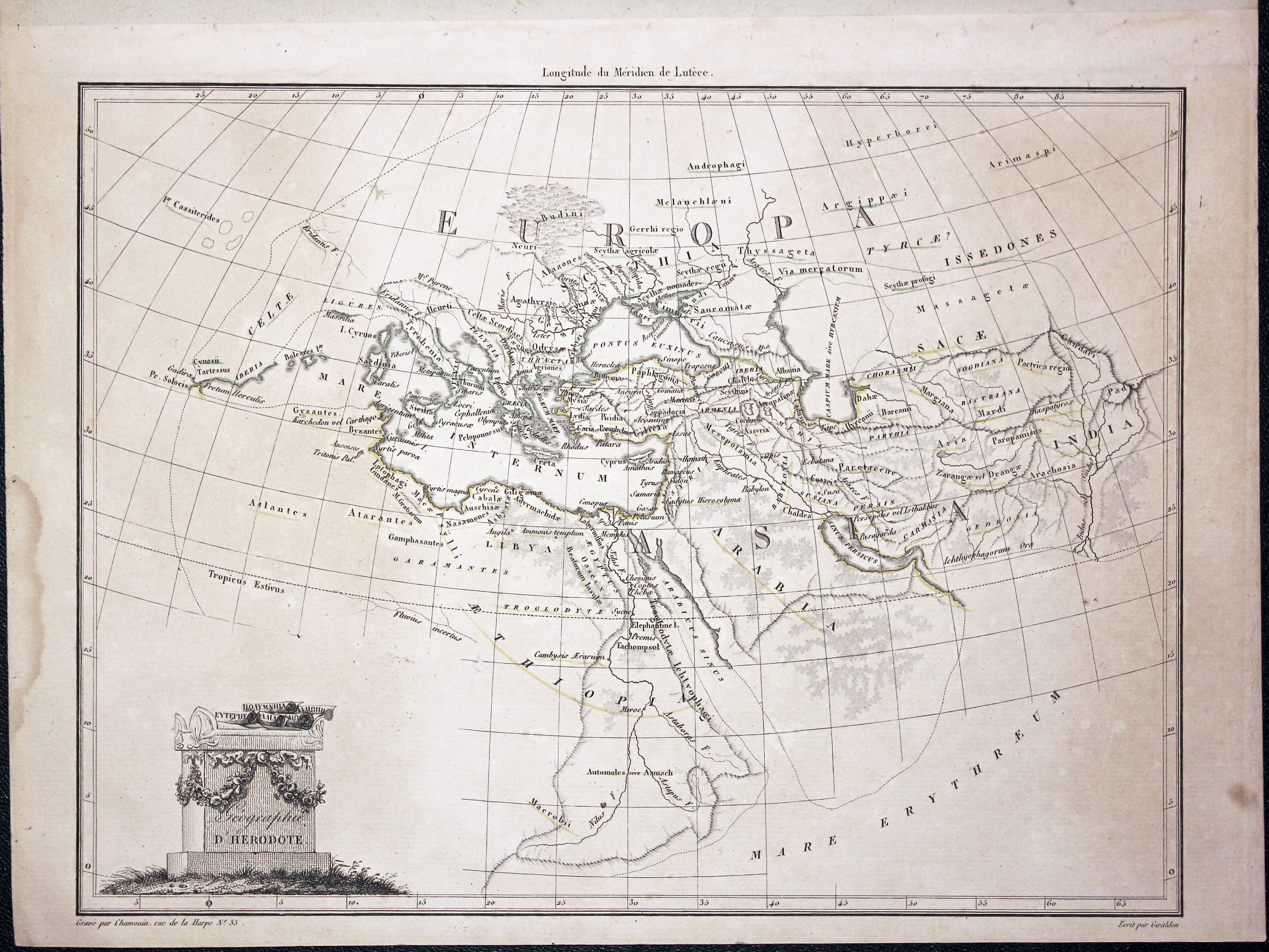 Ancient World Conrad Malte-Brun 1812