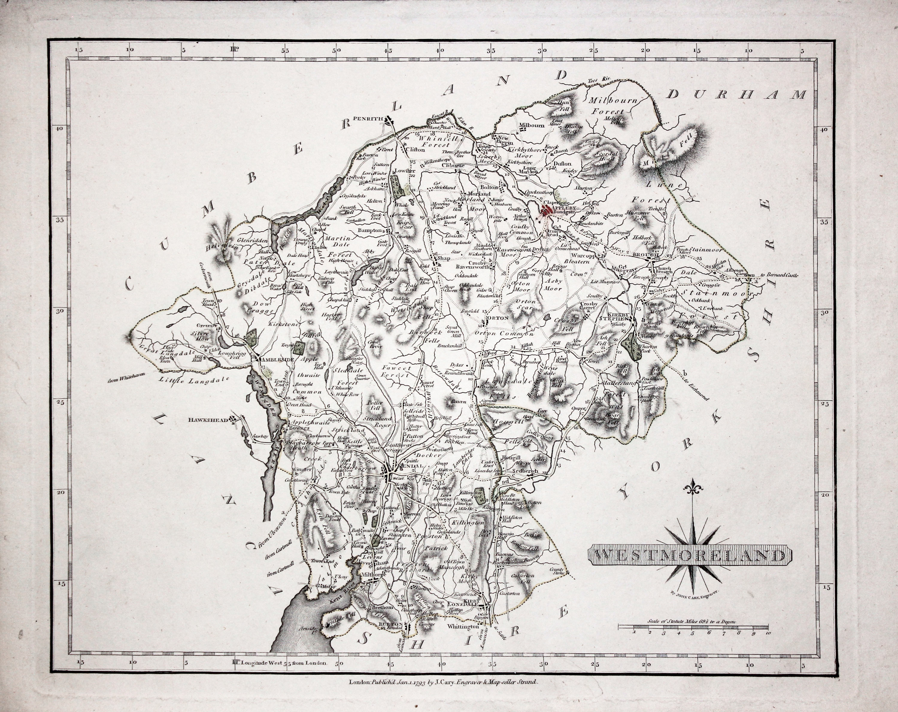 Westmorland, John Cary, 1793
