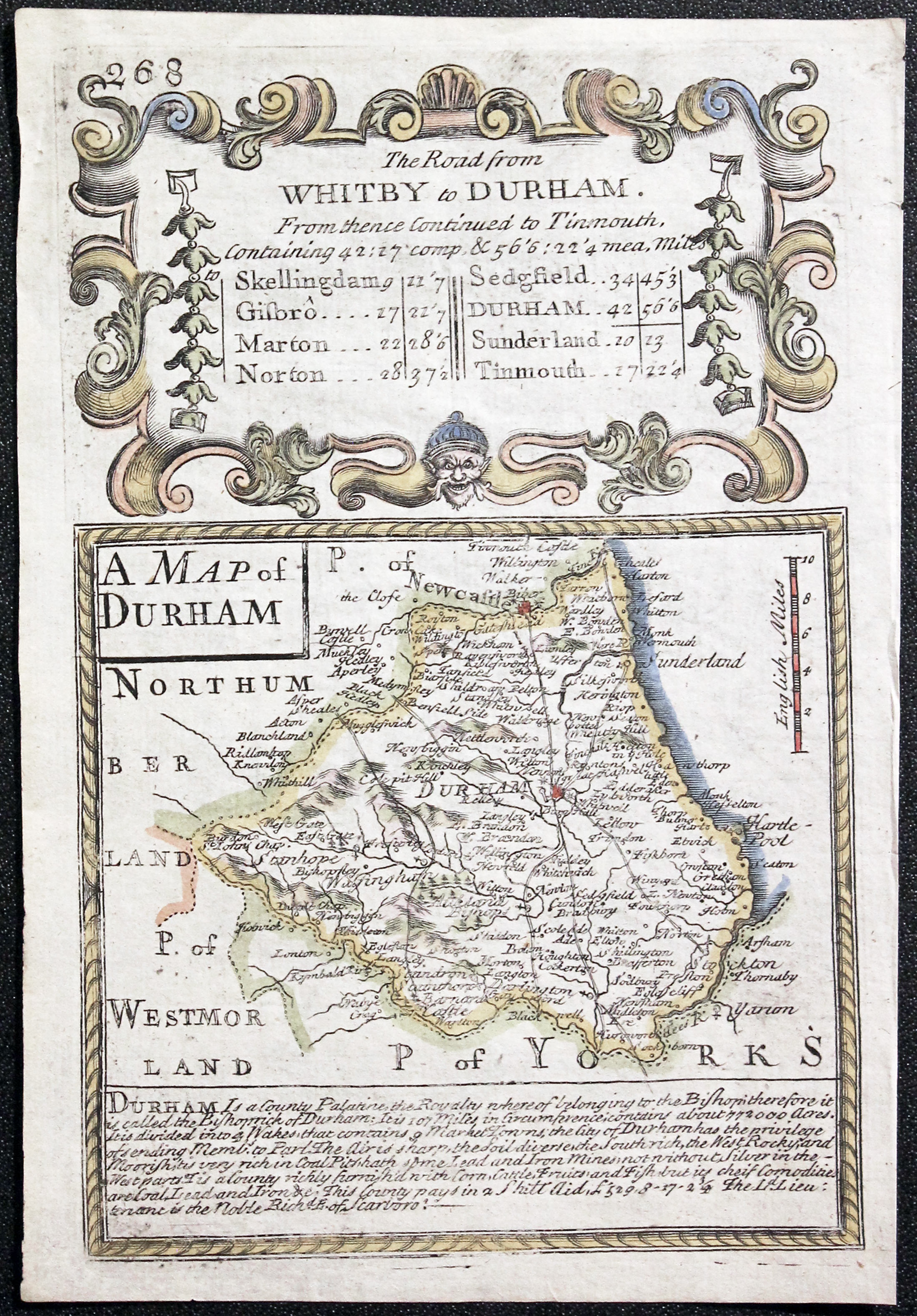 Durham, John Owen and Emanuel Bowen c.1730  Durham, John Owen and Emanuel Bowen c.1730