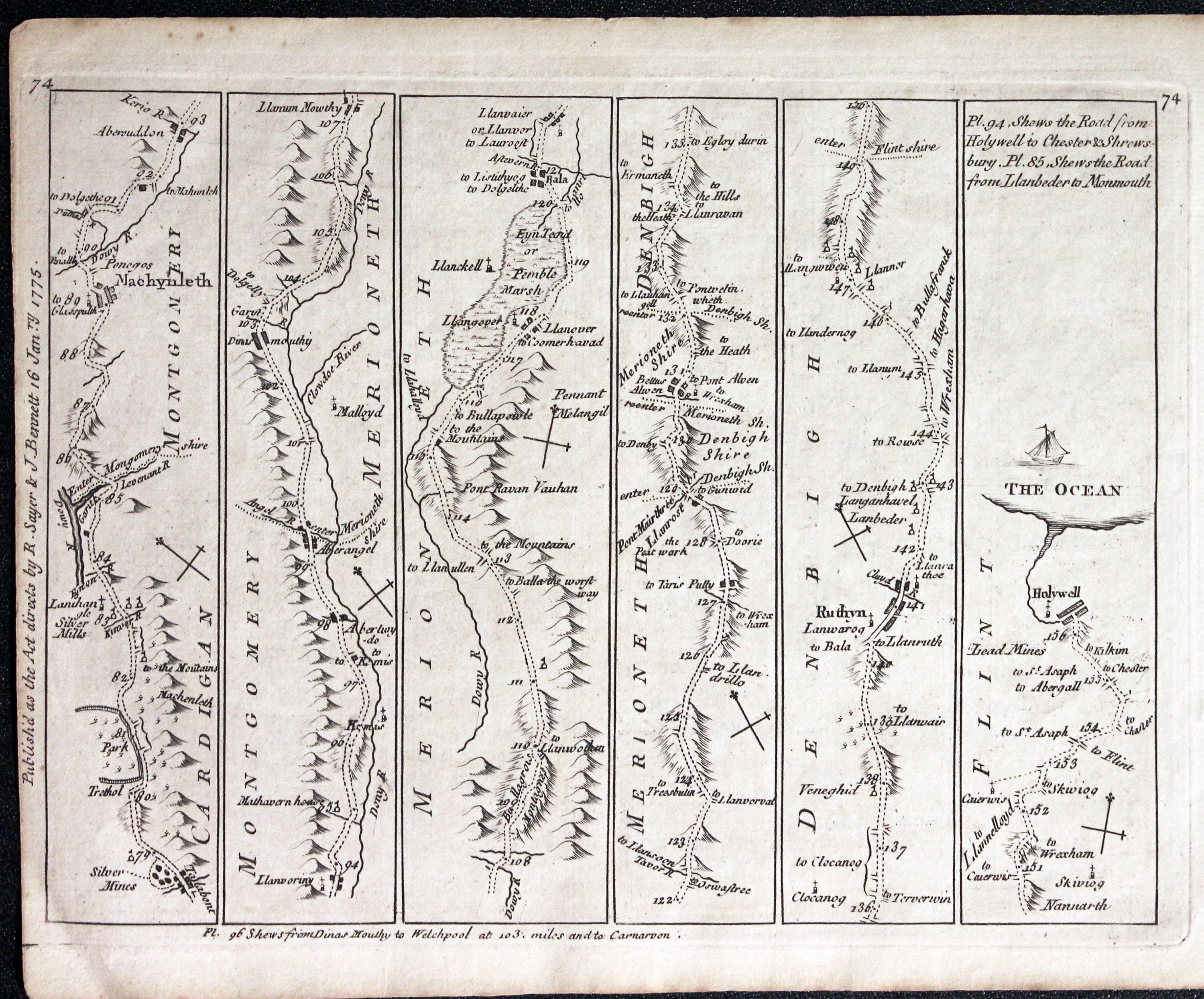 Map of Cornwall by Thomas Letts 1884  Map of Cornwall by Thomas Letts 1884