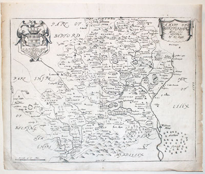 Hertfordshire by Richard Blome, 1673