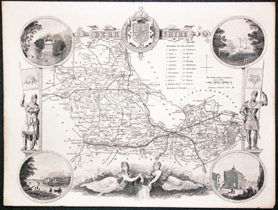Berkshire, Thomas Moule, c.1850