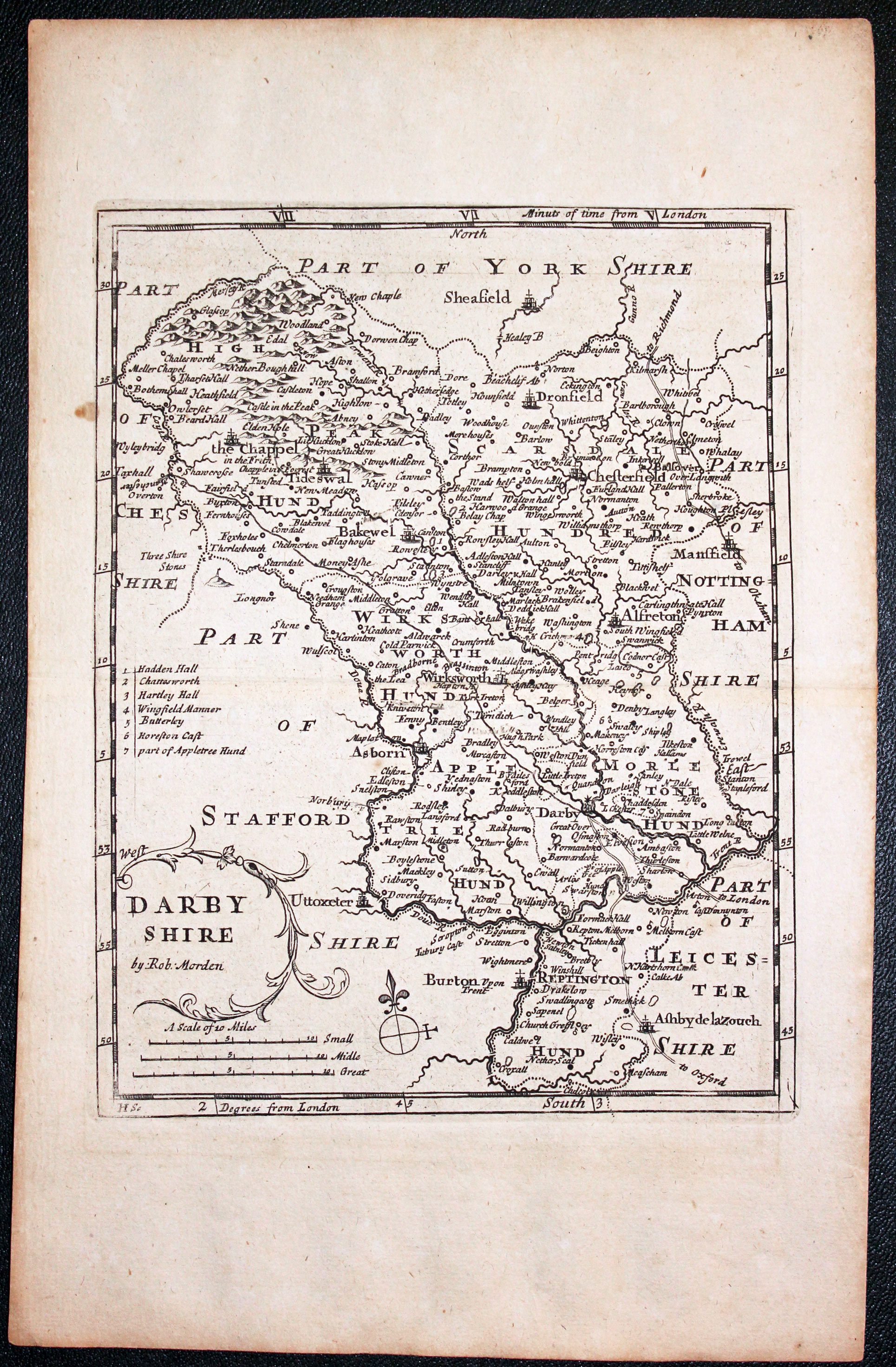 Derbyshire, Robert Morden, c.1738