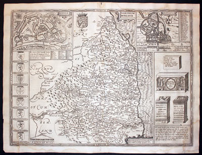 Northumberland by John Speed, 1646