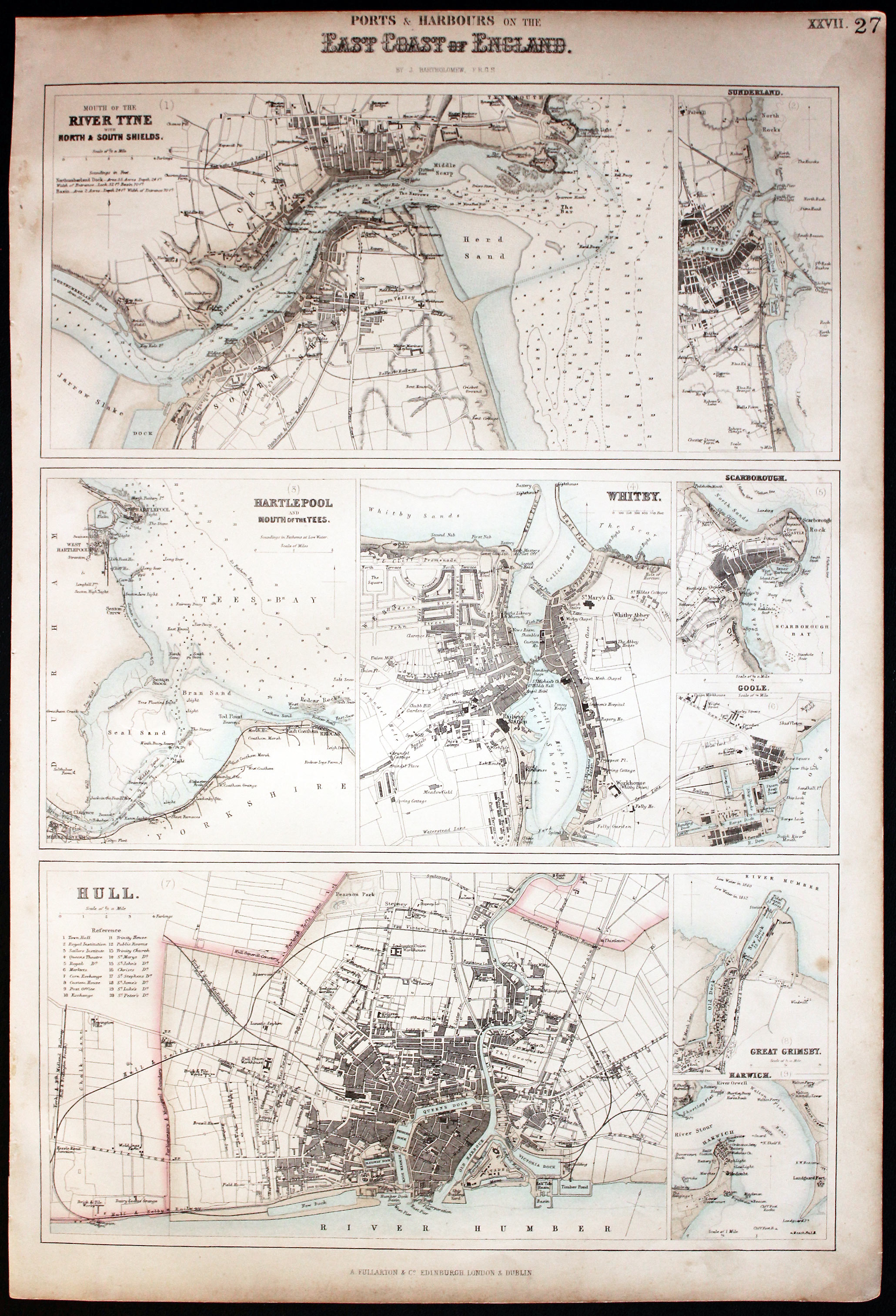 Ports and Harbours East Coast of England, Archibald Fullaton 1862
