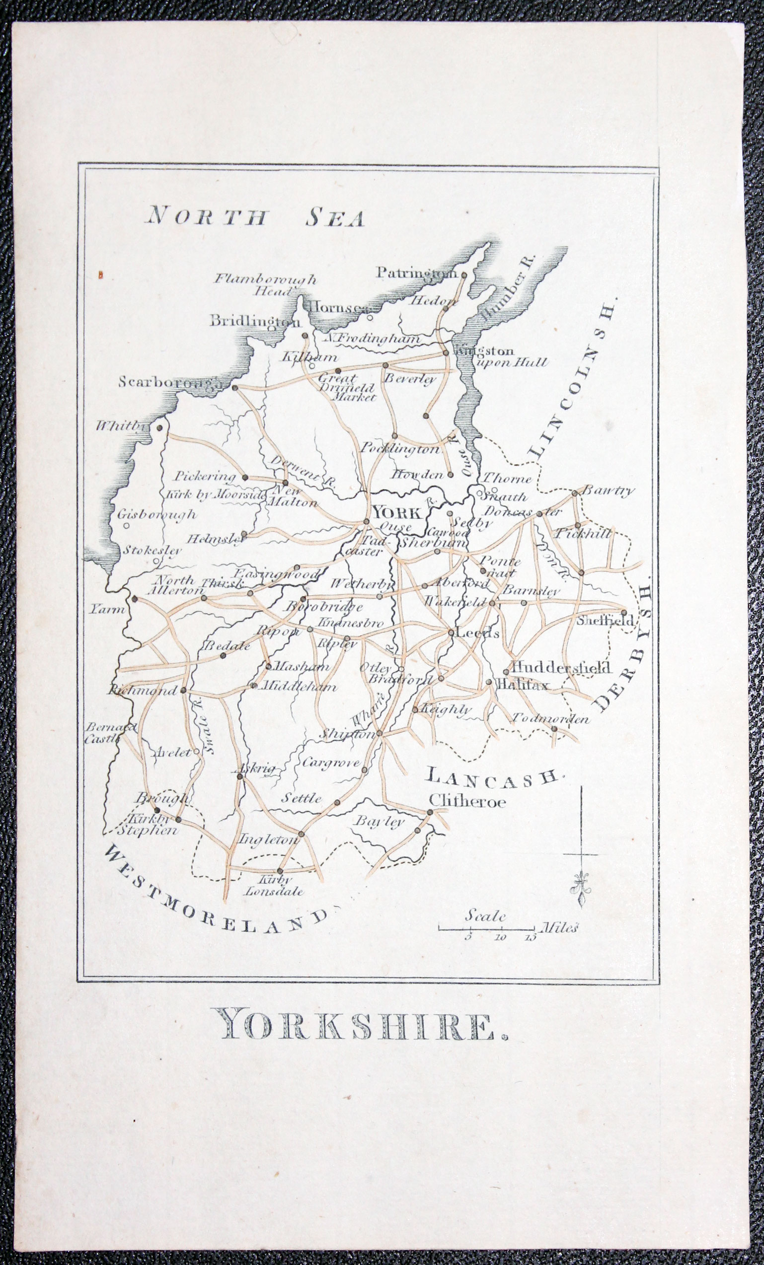 Map of Yorkshire by R. Butters 1803/4  Map of Yorkshire by R. Butters 1803/4