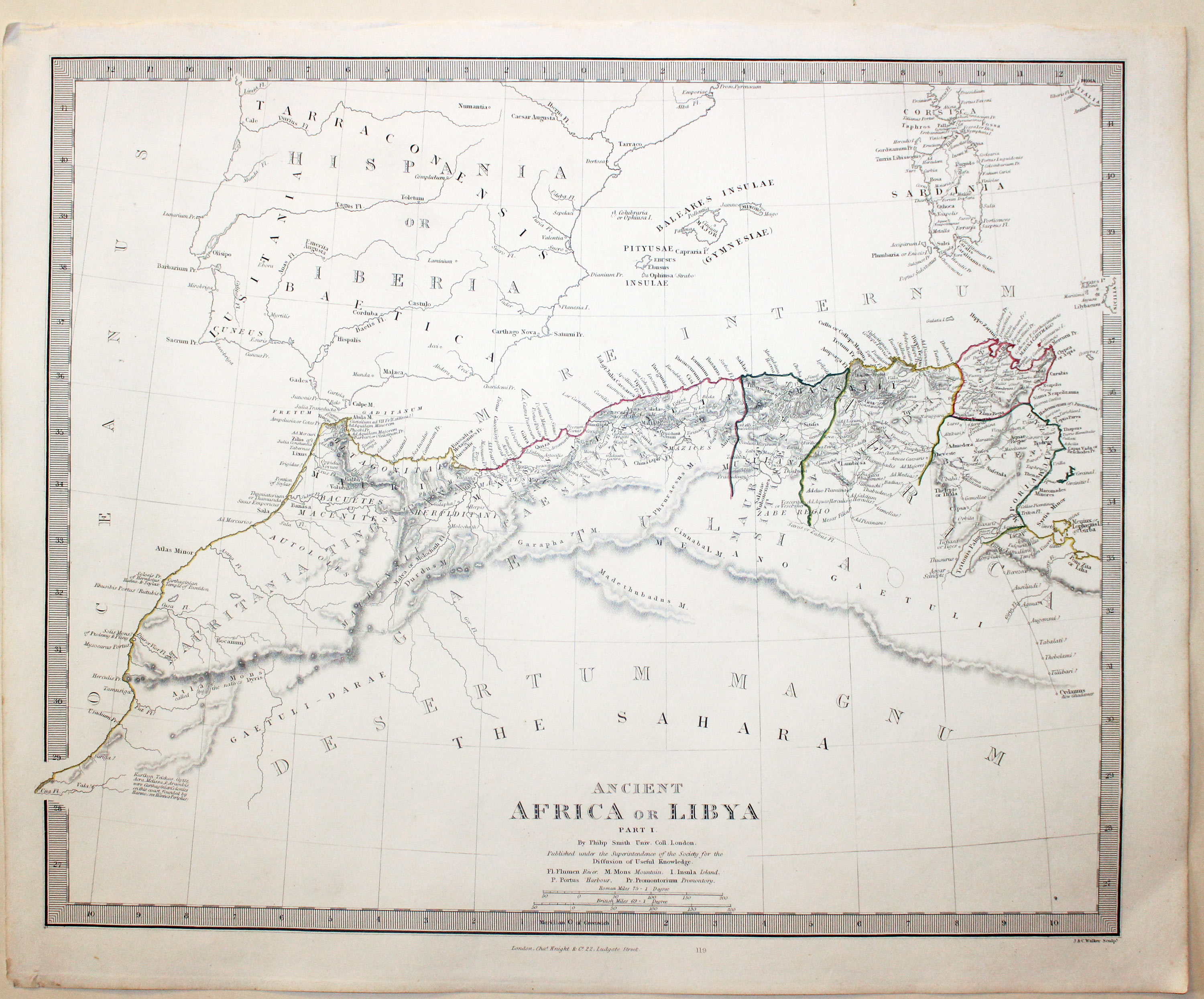 Ancient North Africa S.D.U.K. c.1840  Ancient North Africa S.D.U.K. c.1840